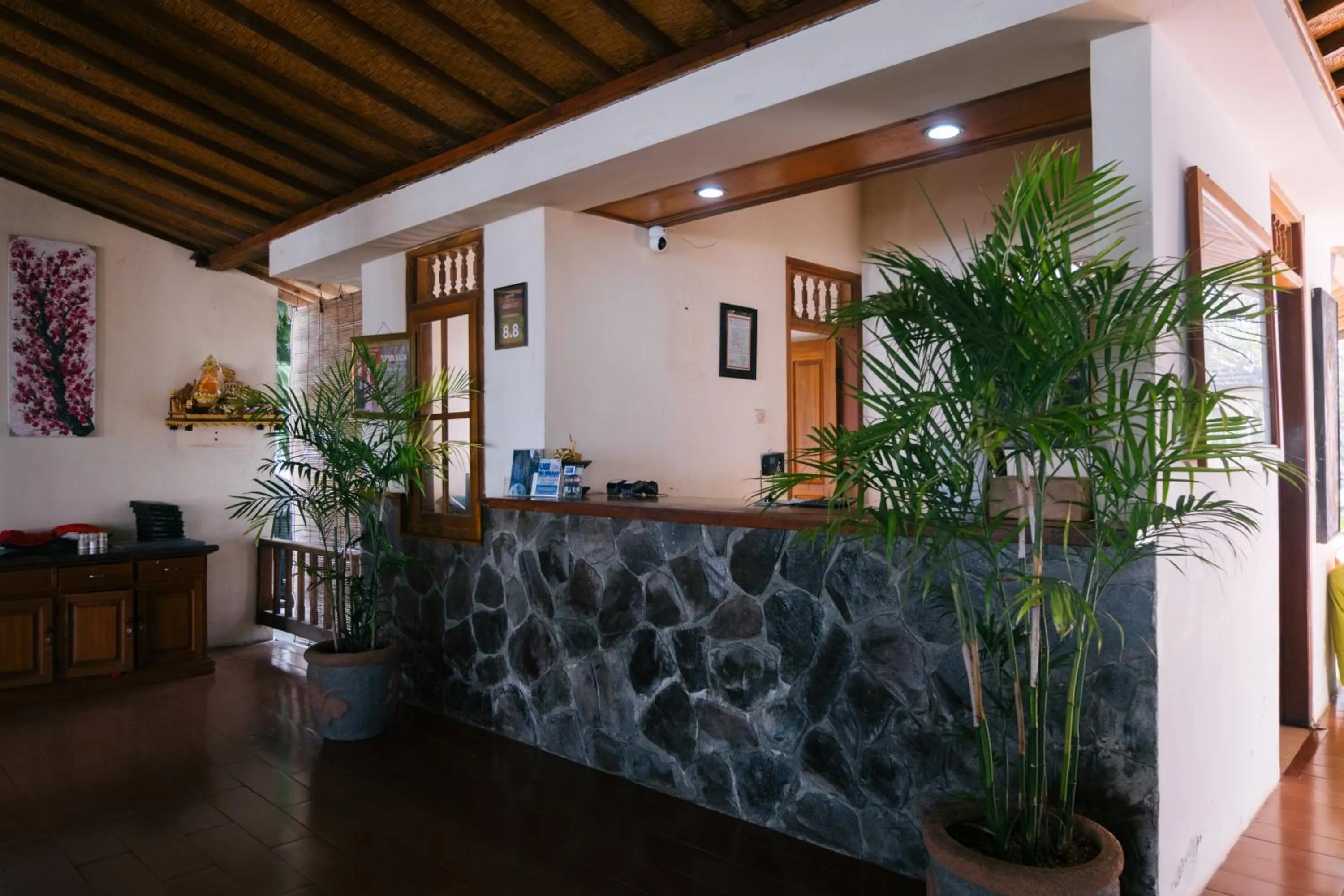 Lobby or reception in New Starlight Hotel Lovina