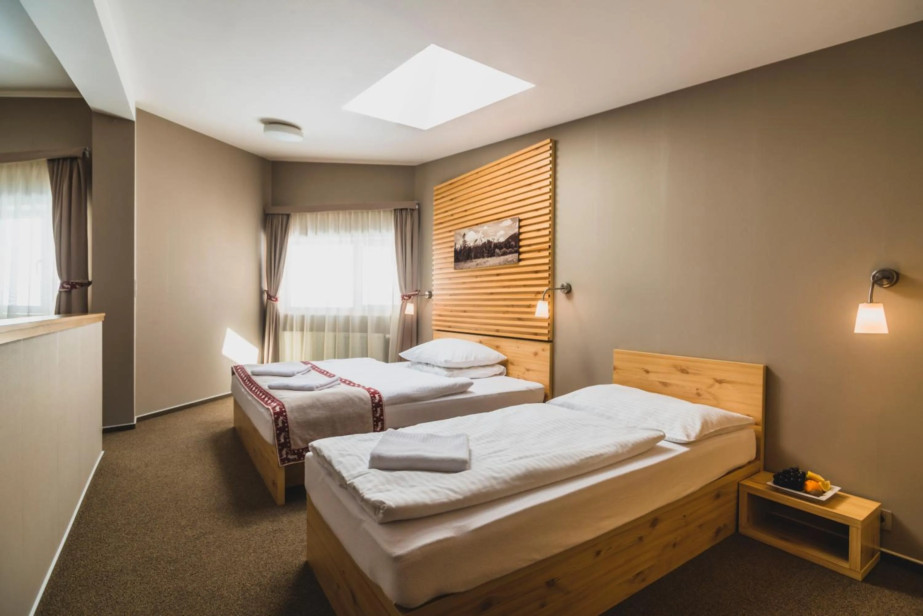 Decorative detail, Bed in Horsky Hotel Sliezsky Dom