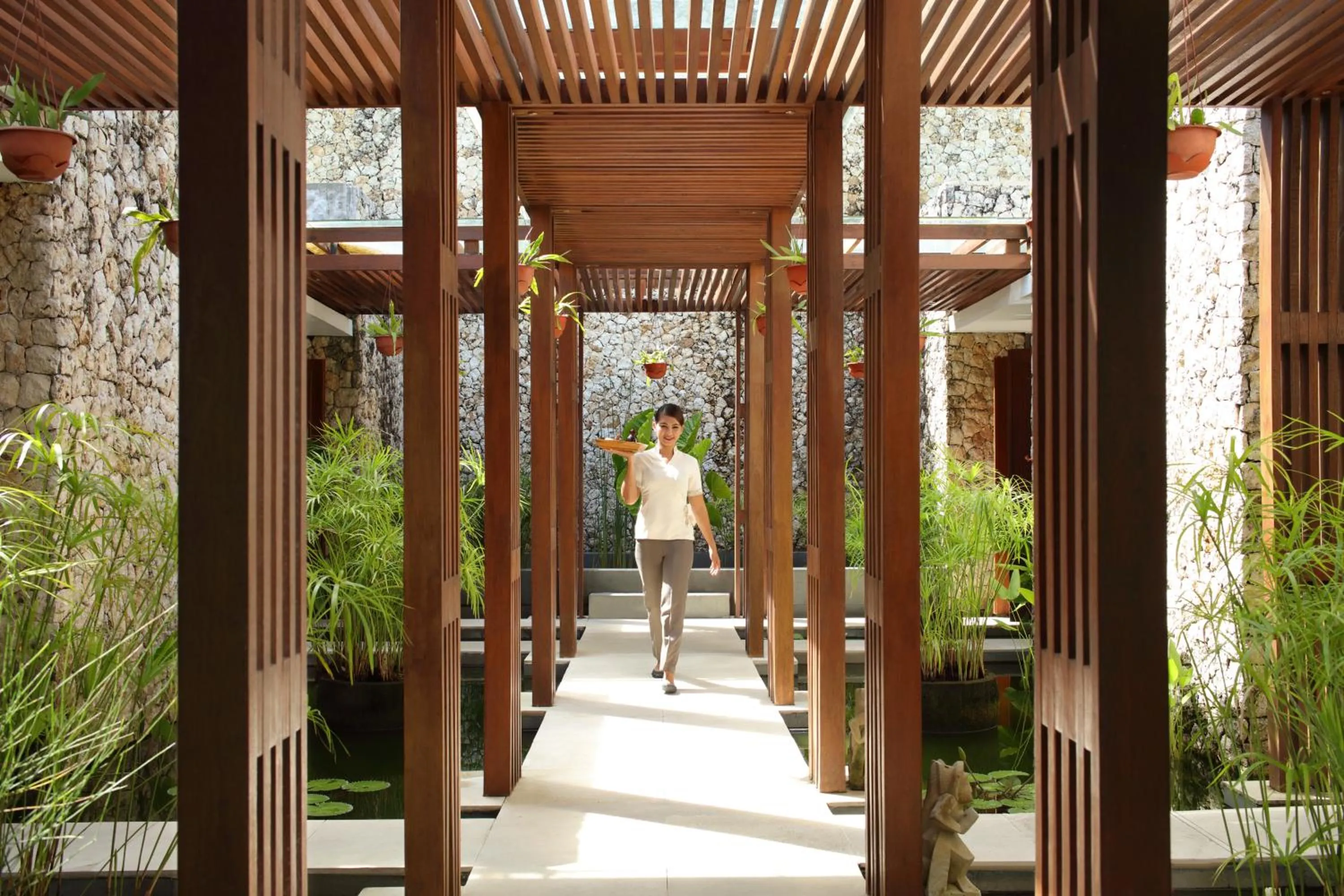 Staff in Anantara Uluwatu Bali Resort