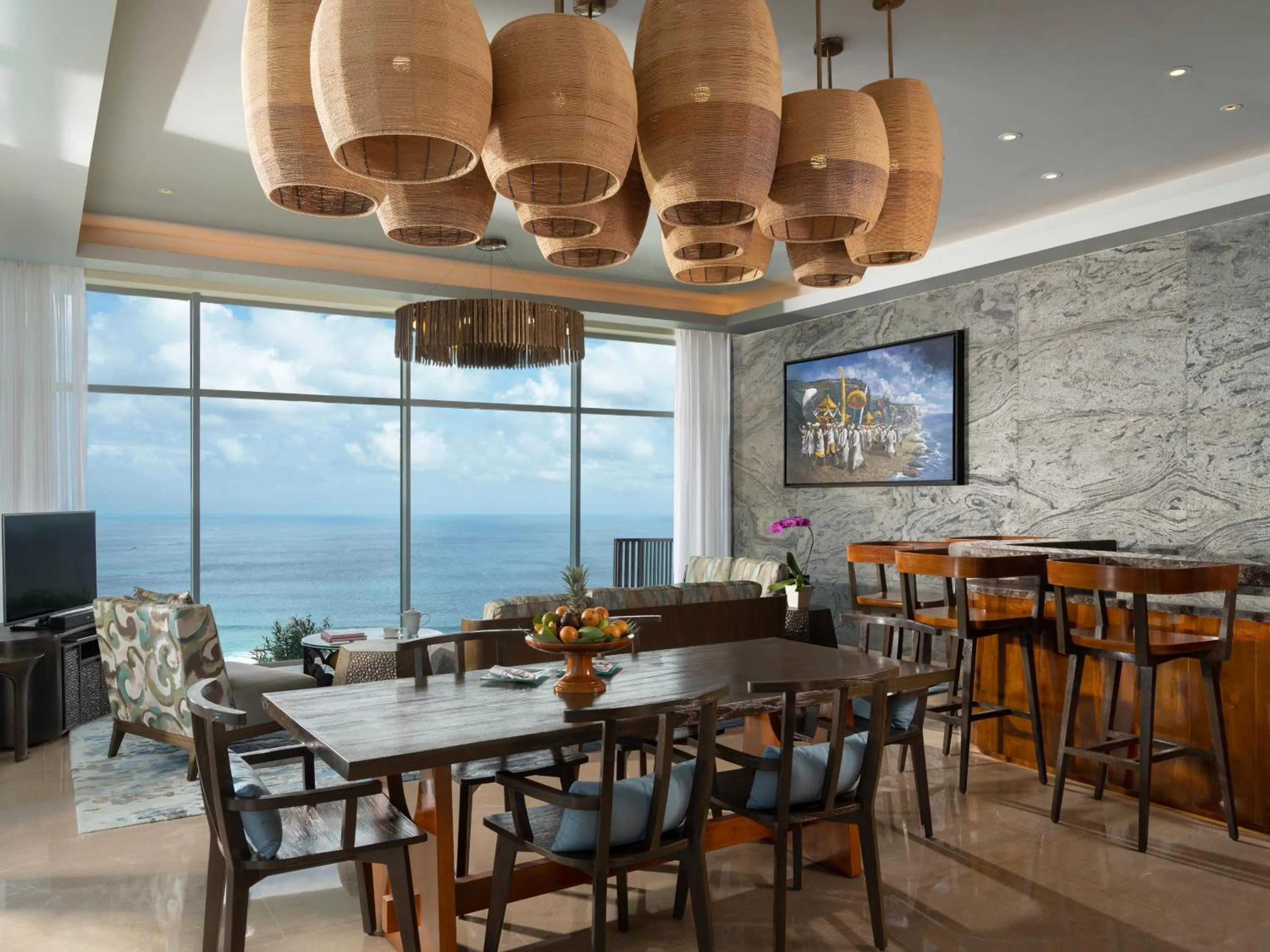 Living room in Anantara Uluwatu Bali Resort