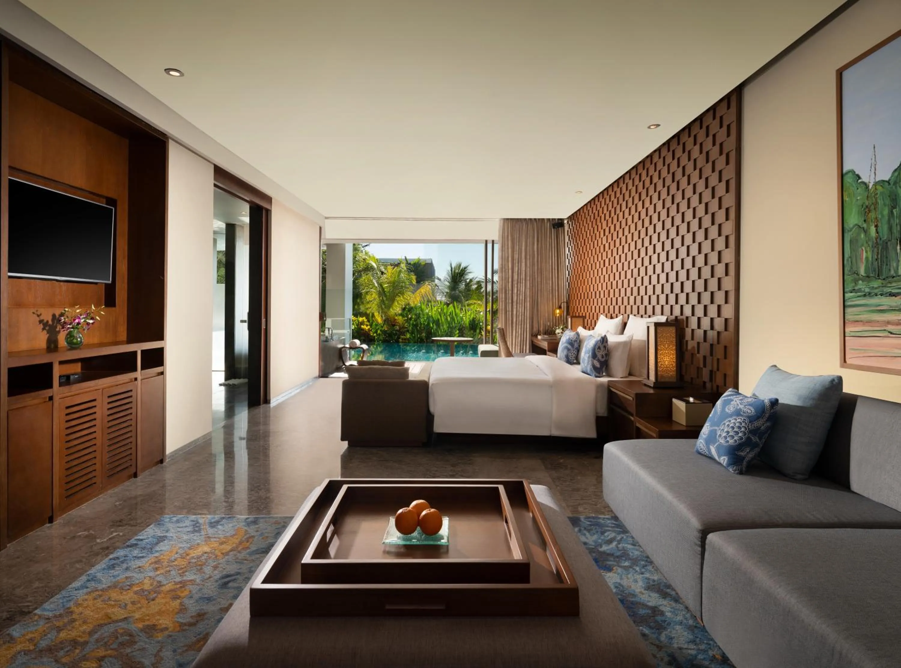 Living room in Anantara Uluwatu Bali Resort