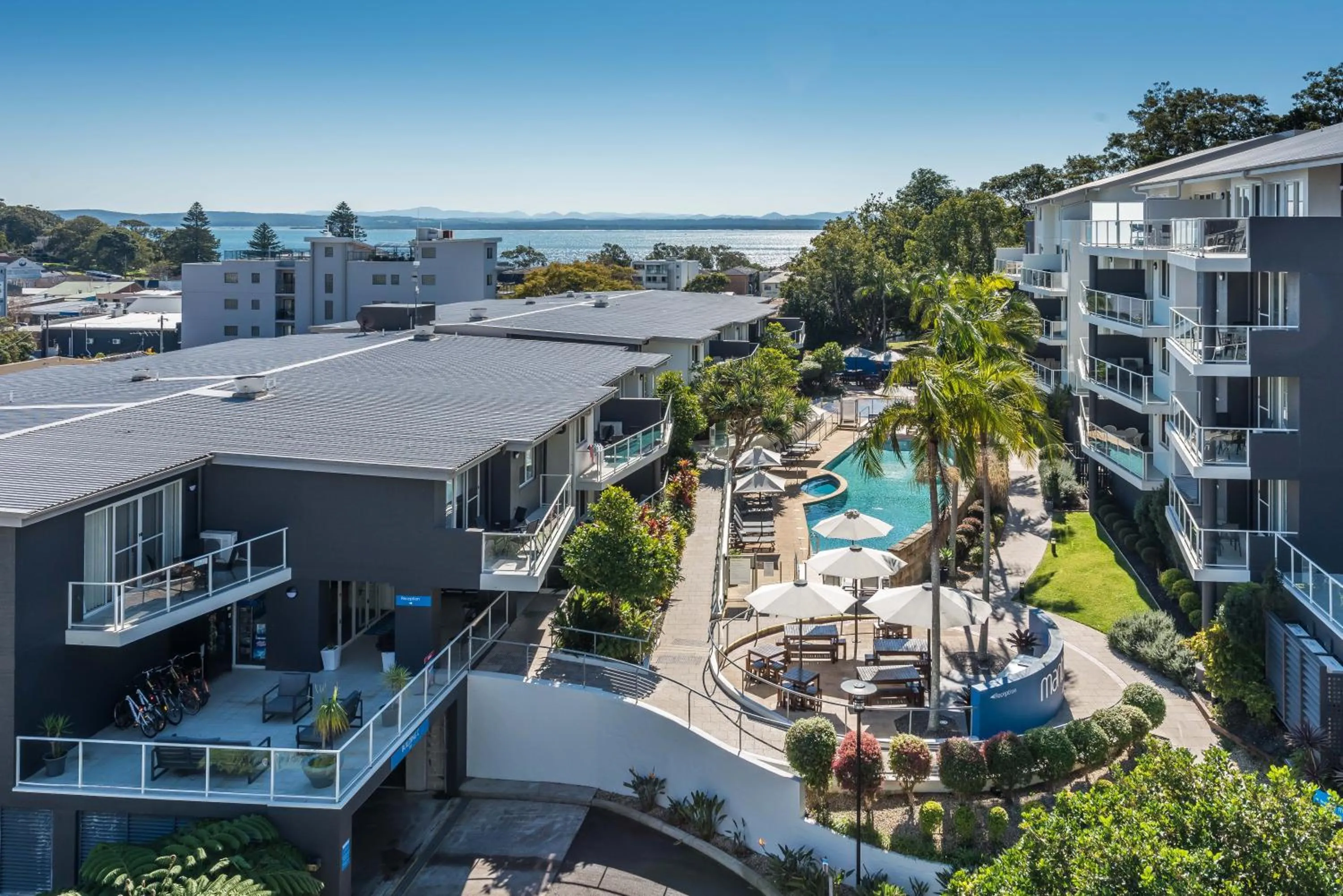 Bird's eye view in Mantra Nelson Bay