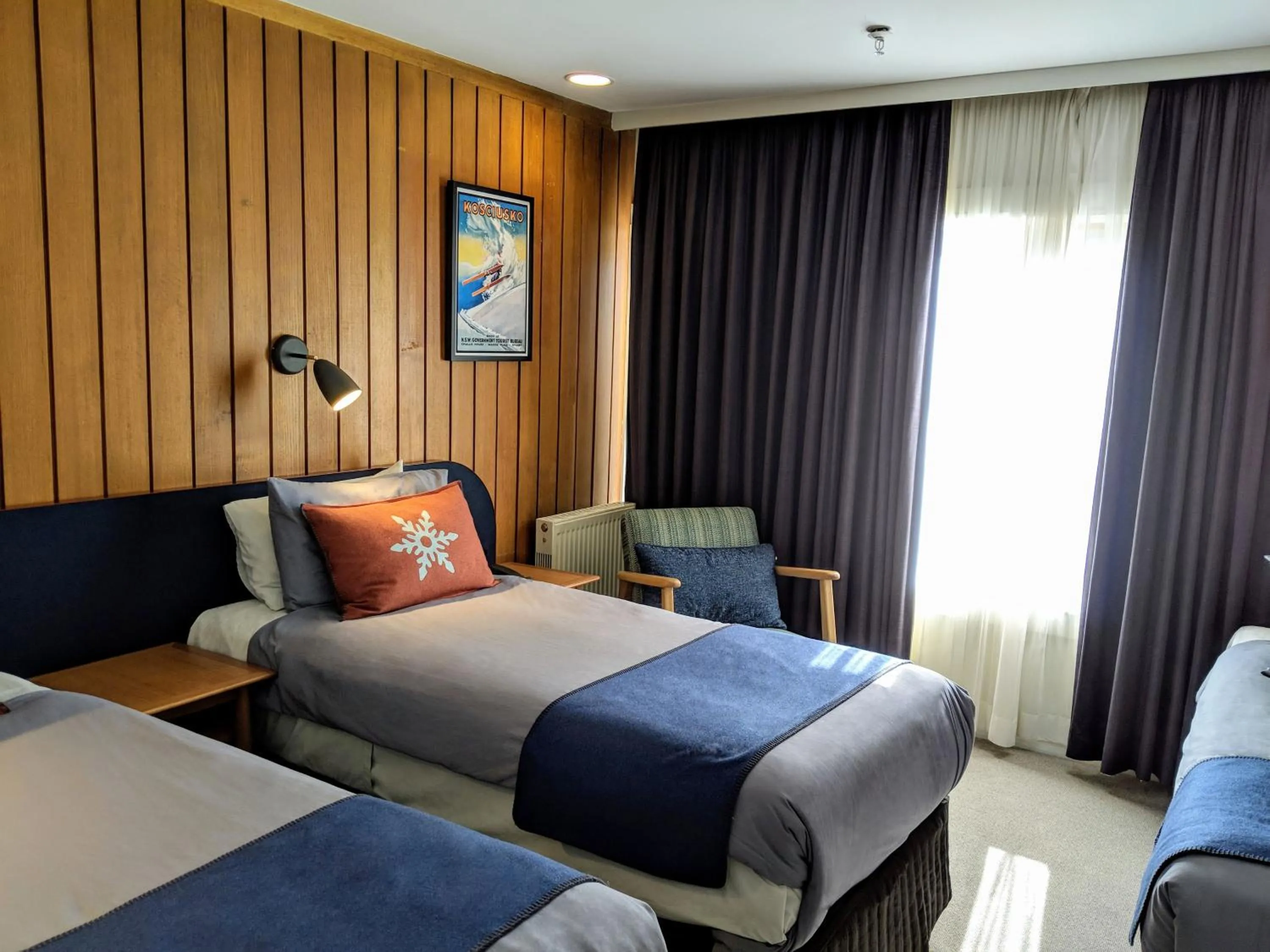 Bed in Thredbo Alpine Hotel