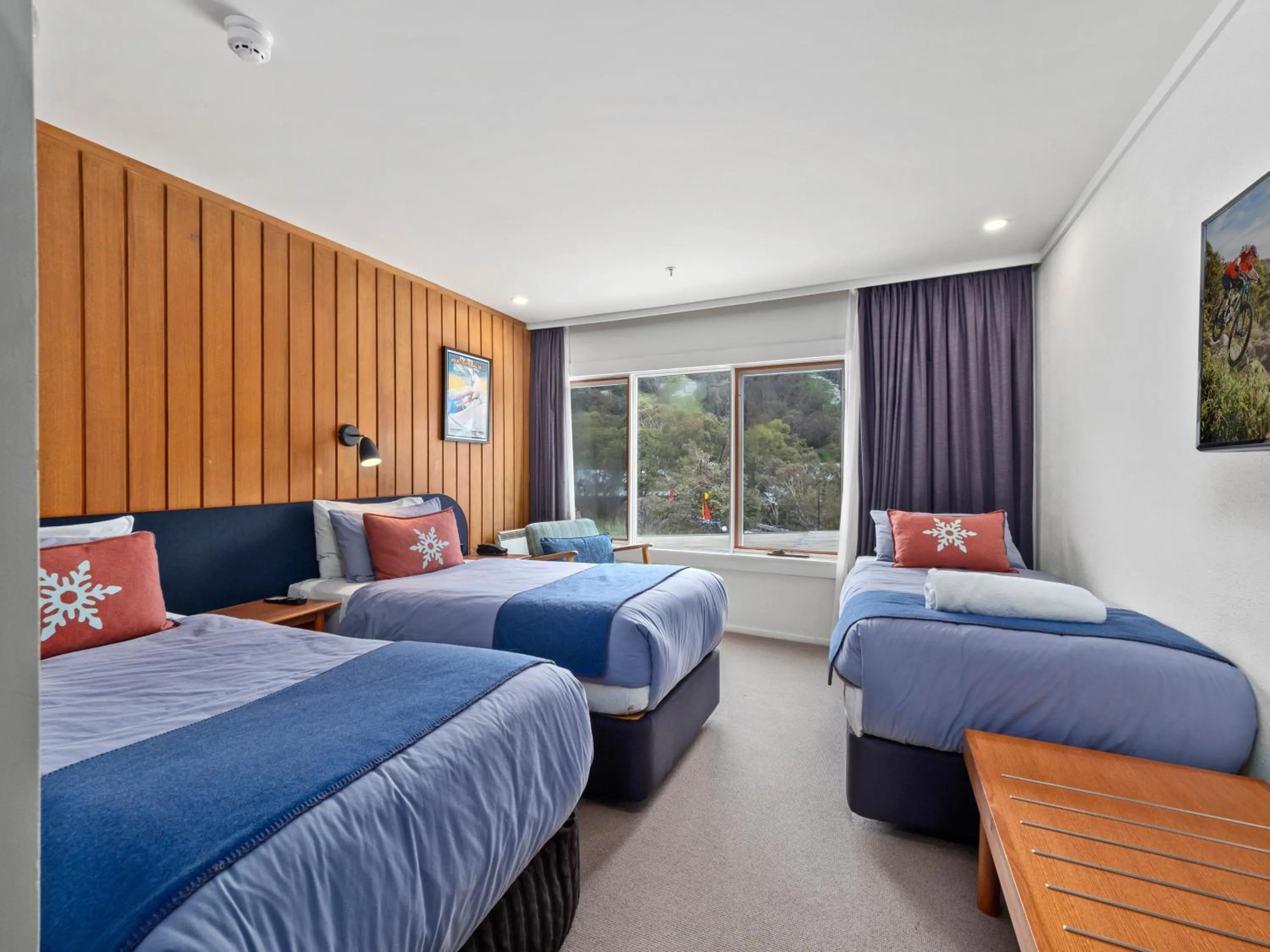 Bed in Thredbo Alpine Hotel