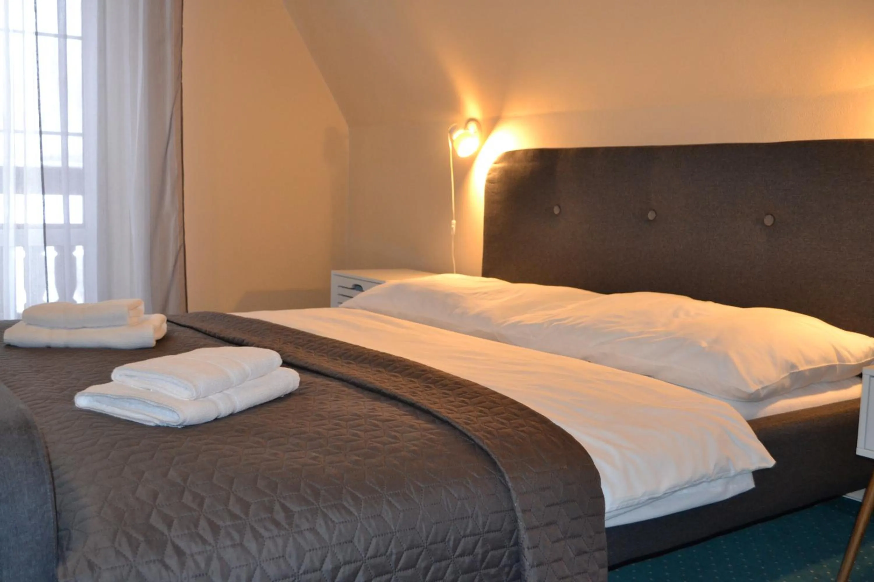 Bed in Greenwood hotel