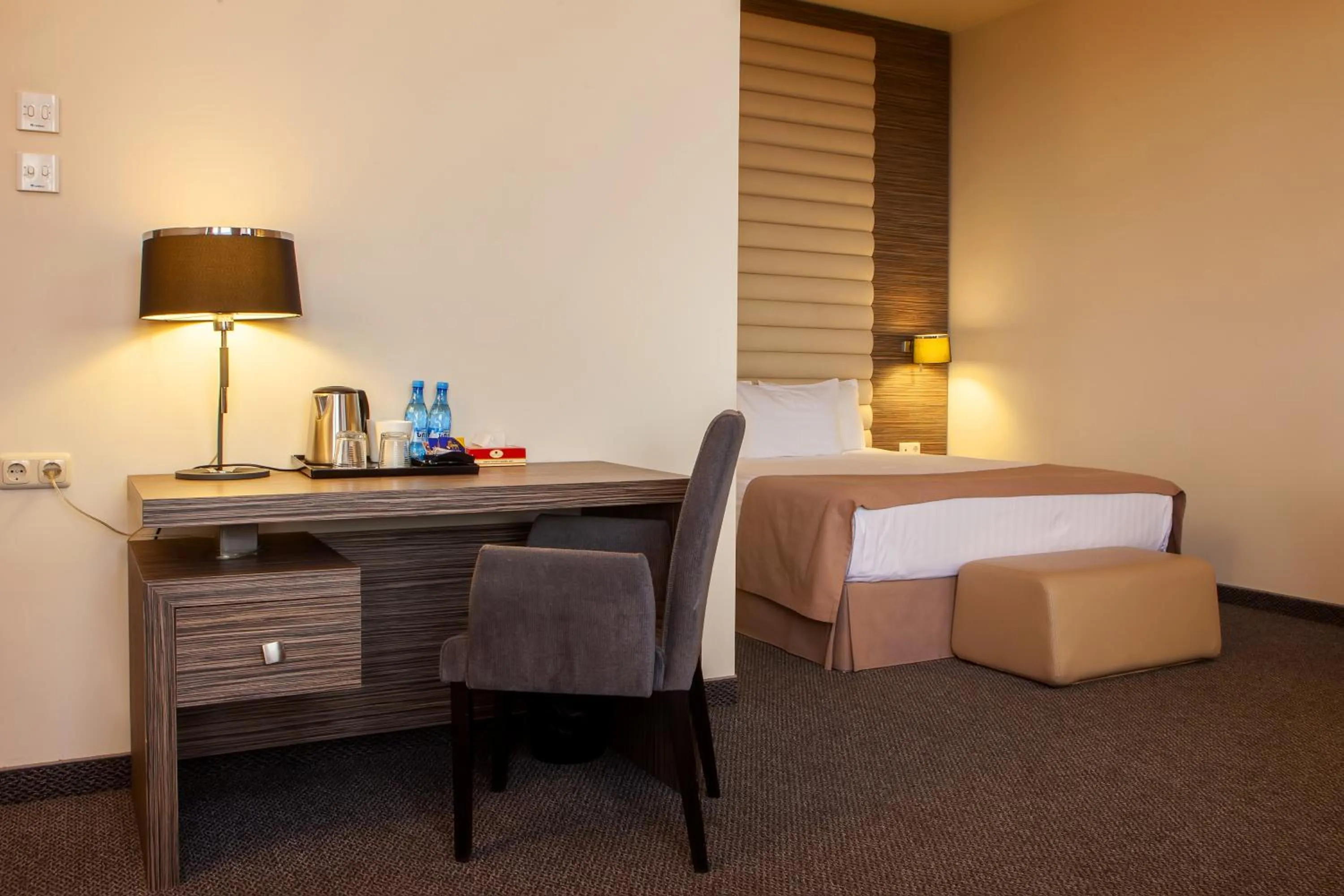 Photo of the whole room, Bed in President Hotel by Hrazdan Hotel CJSC