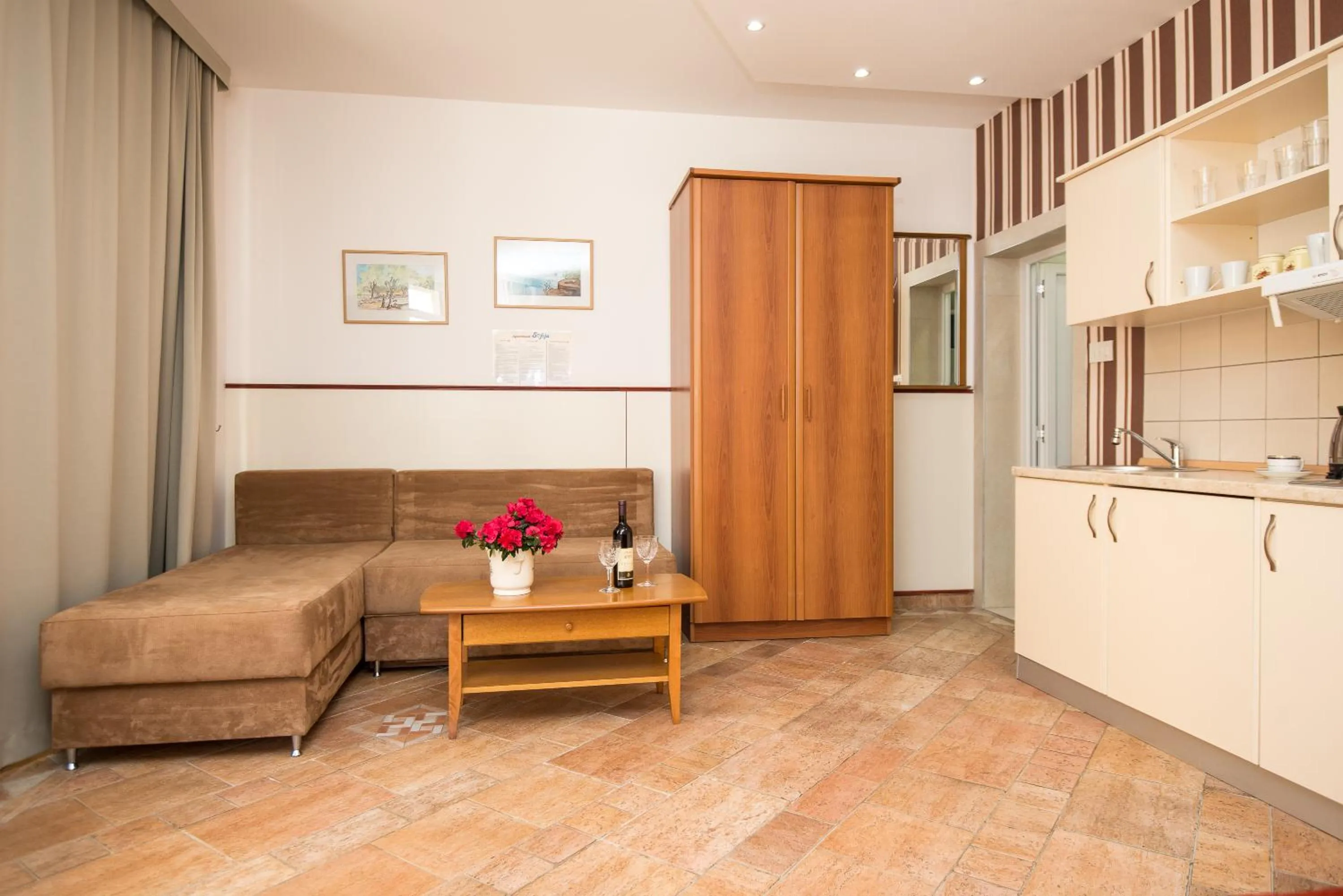 Kitchen or kitchenette in Apartments Sofija