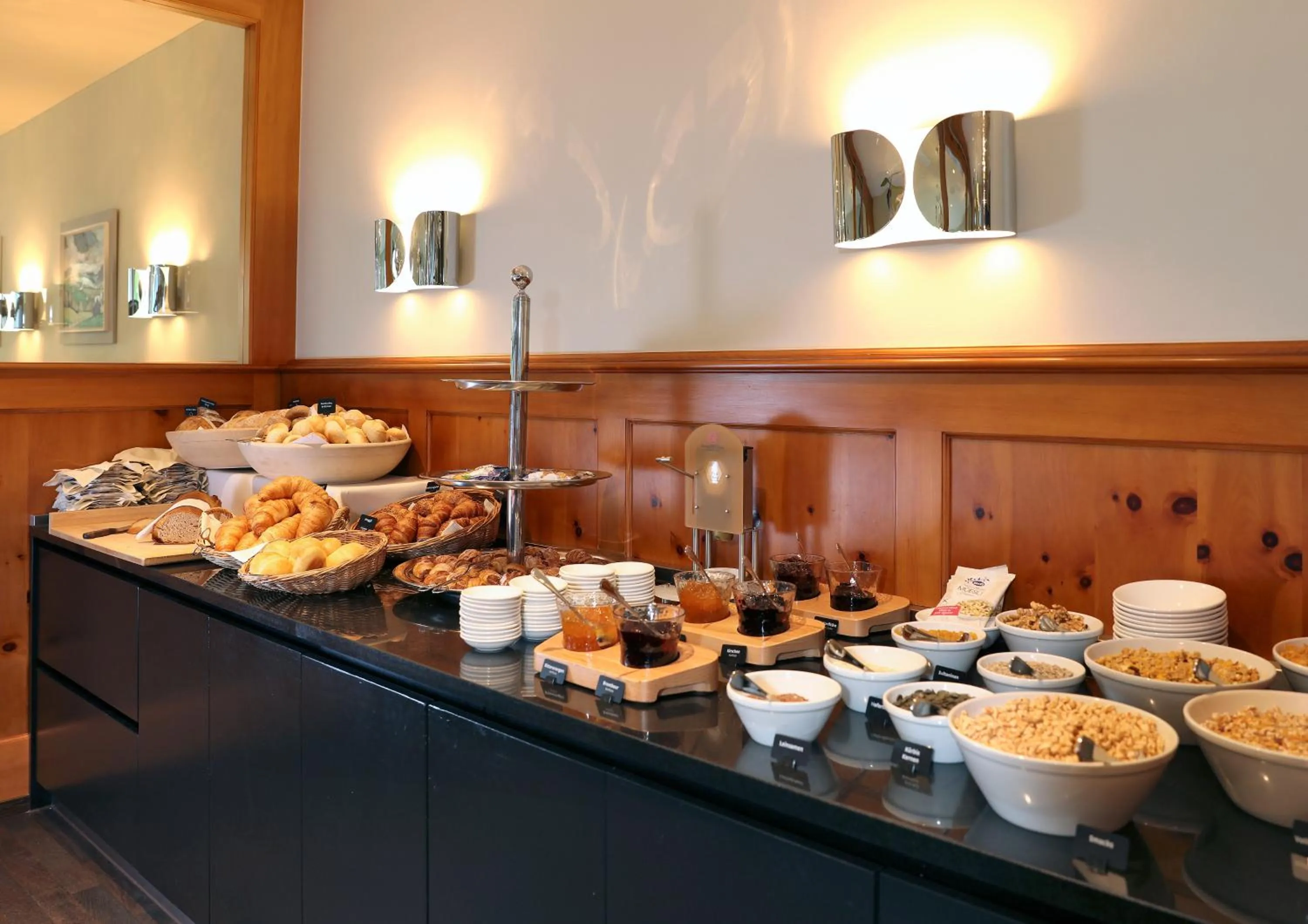 Buffet breakfast in Hof Weissbad Health & Wellness Resort