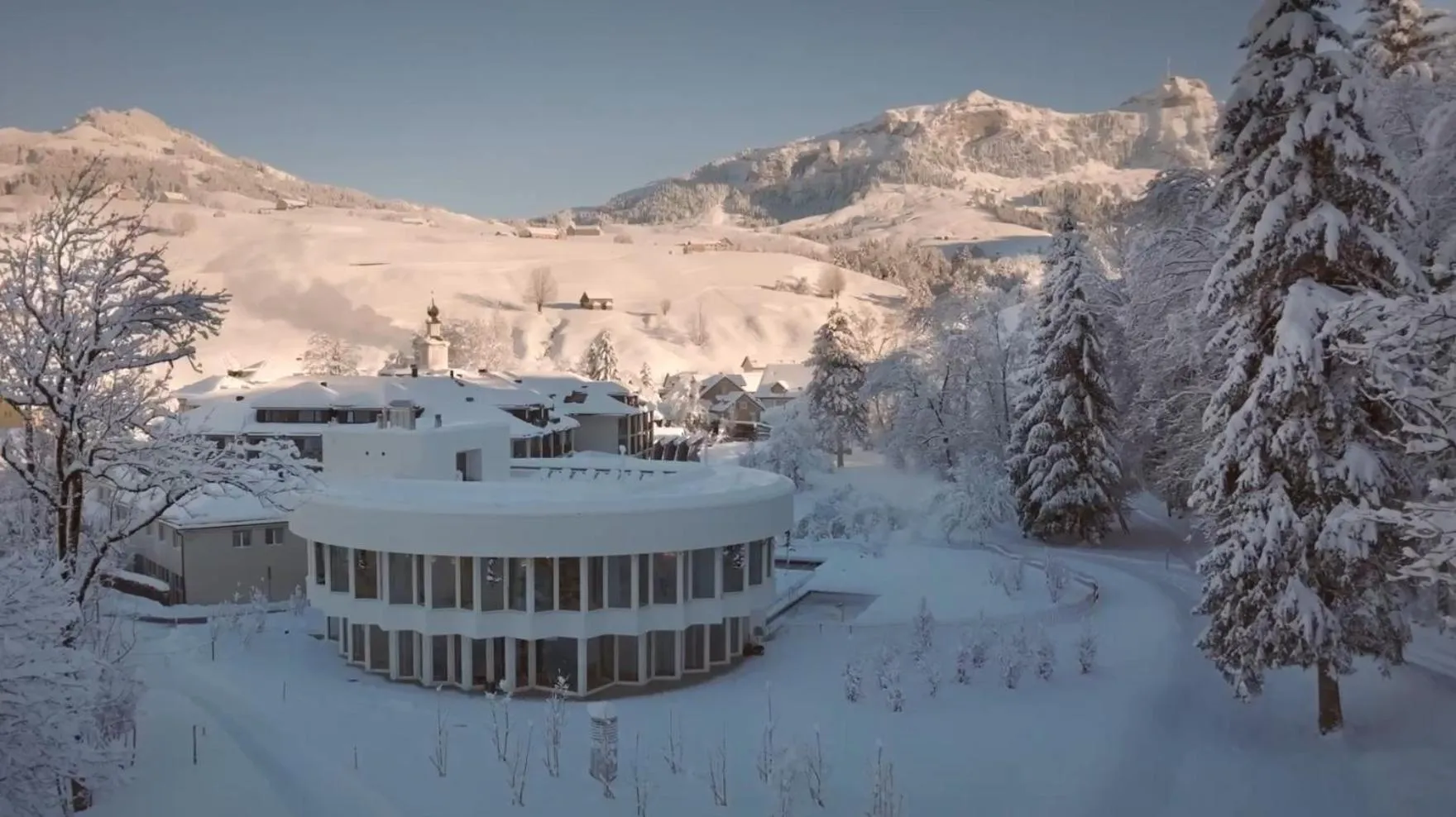 Property building in Hof Weissbad Health & Wellness Resort