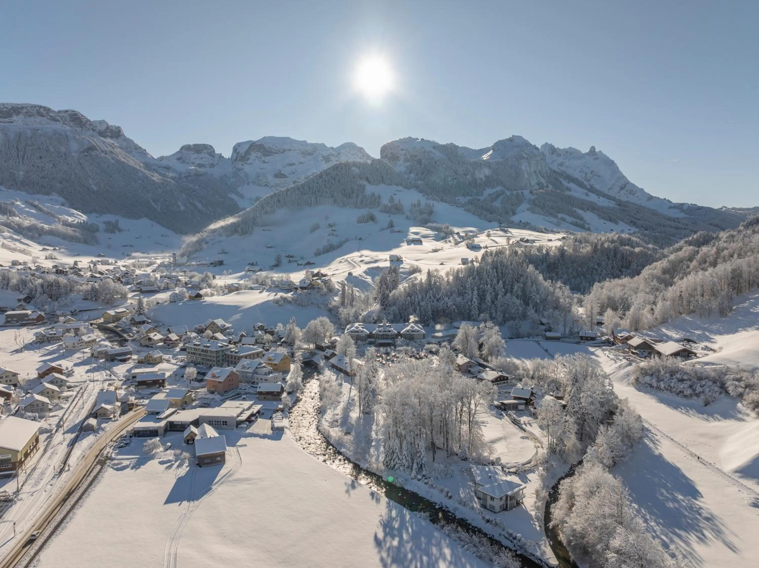 Property building in Hof Weissbad Health & Wellness Resort