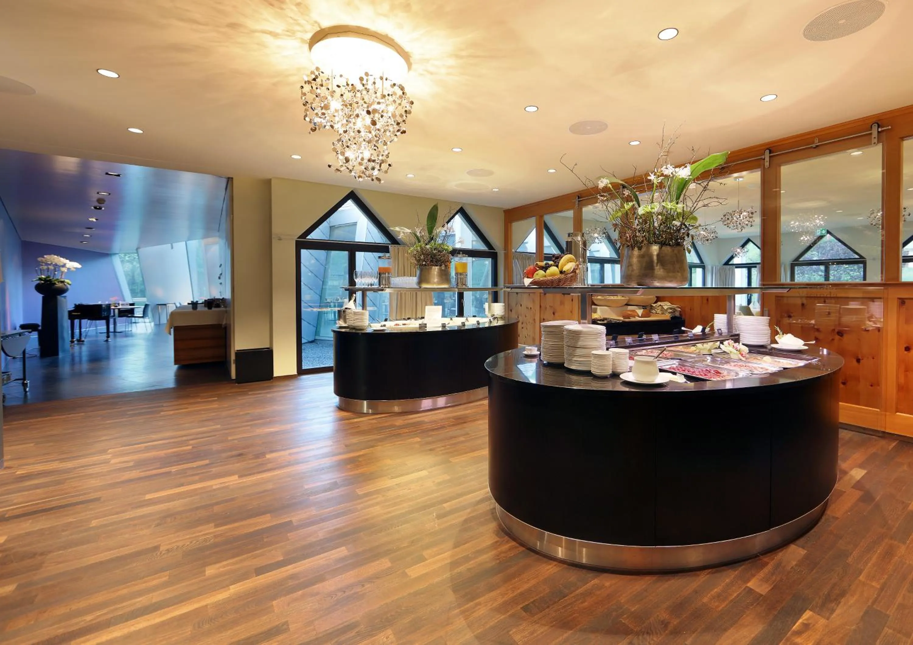 Buffet breakfast in Hof Weissbad Health & Wellness Resort