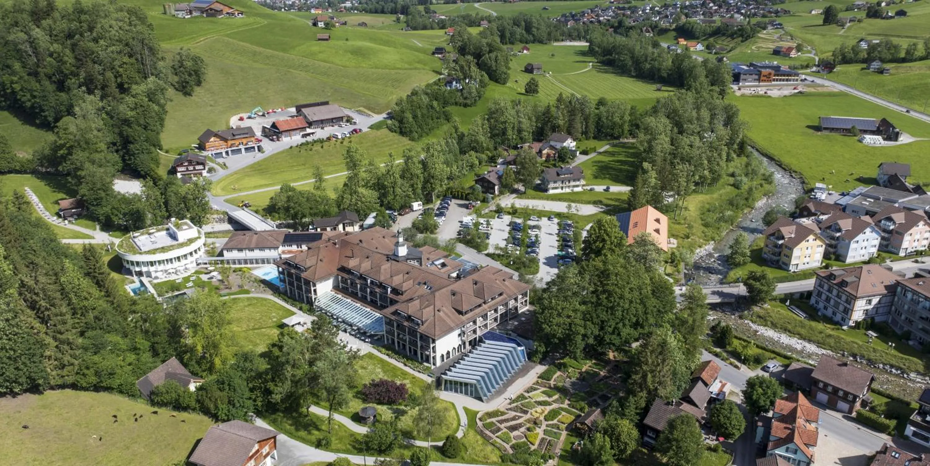 Property building in Hof Weissbad Health & Wellness Resort