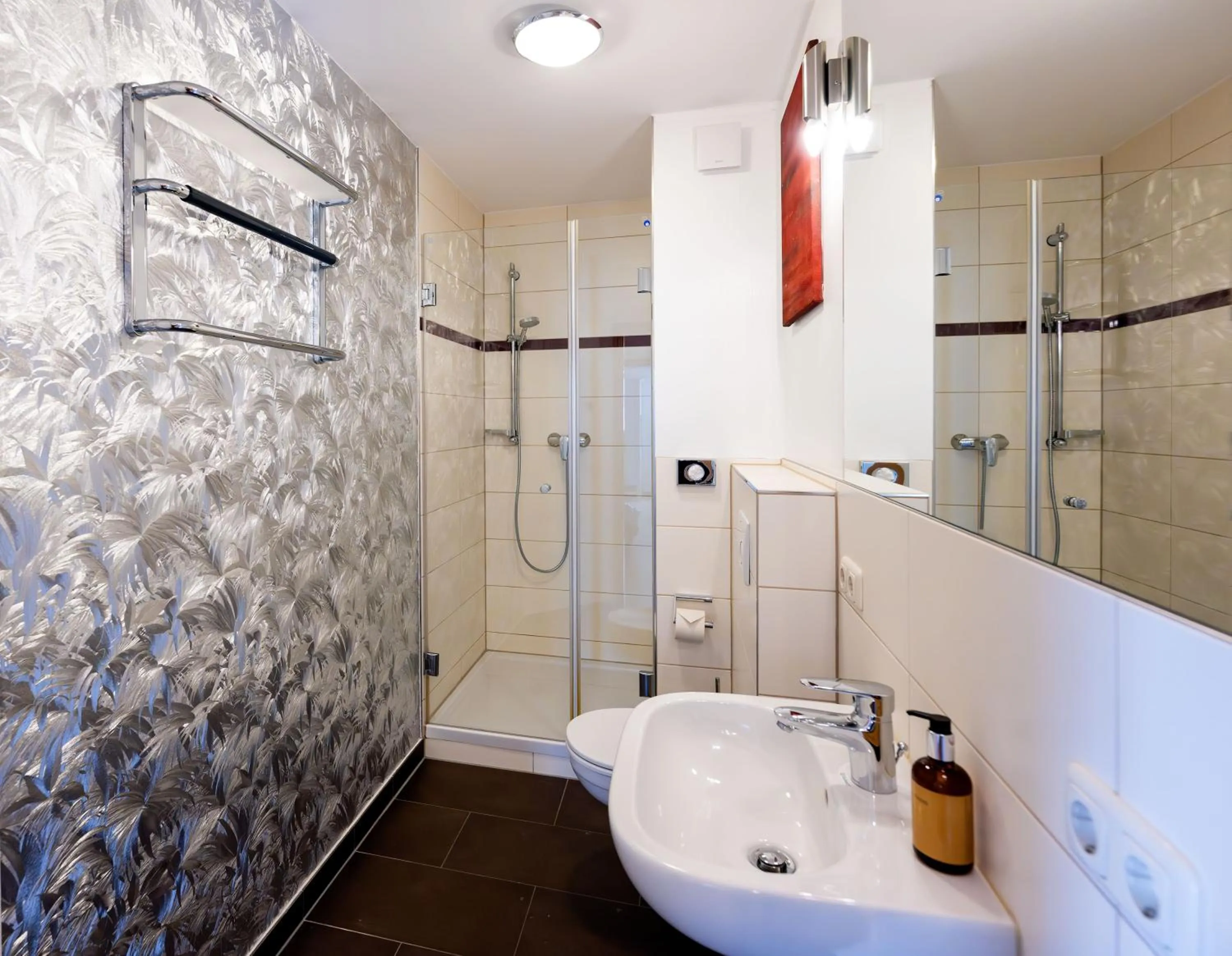 Bathroom in Rathener Hof by STEIGER Hotels