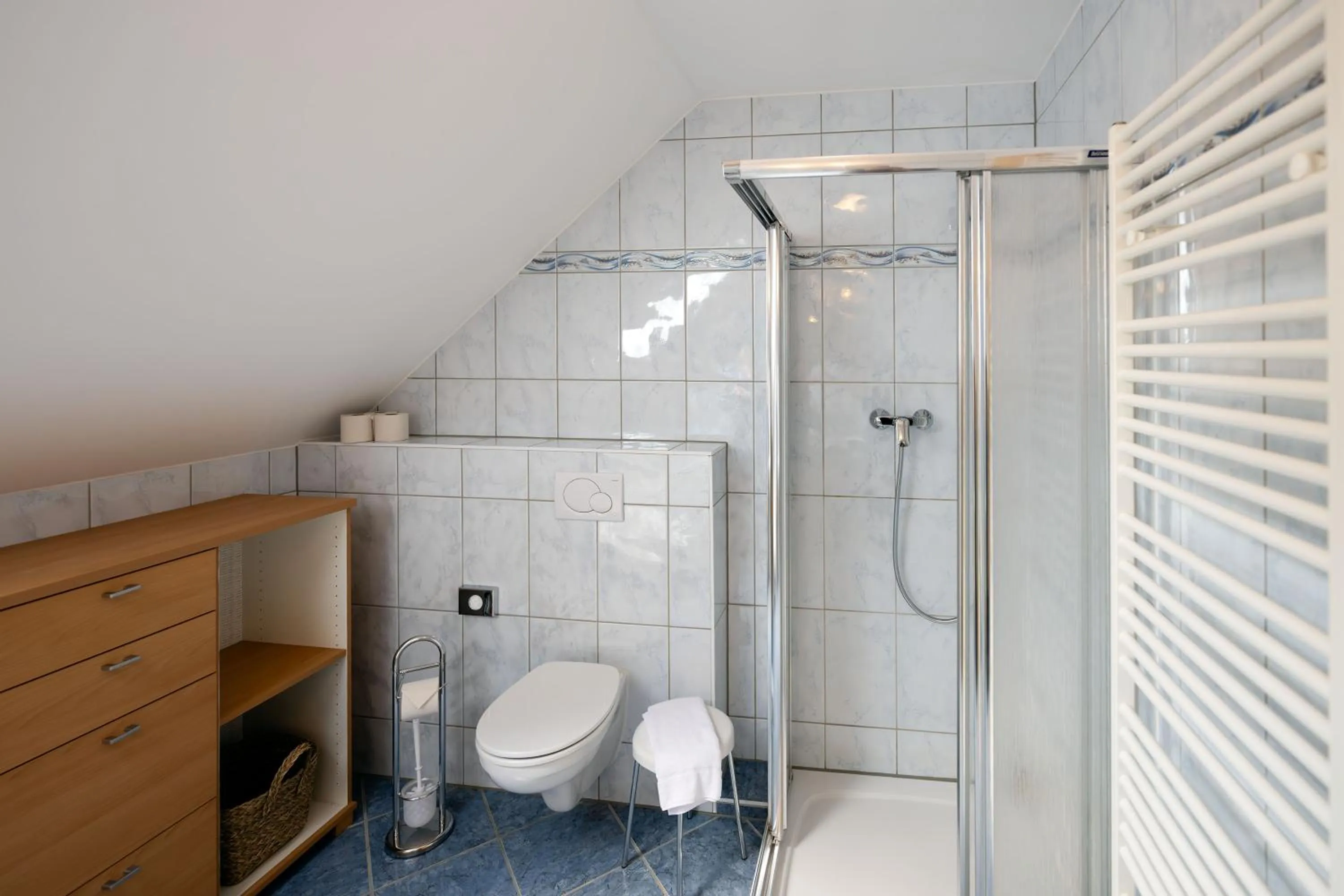 Bathroom in Rathener Hof by STEIGER Hotels