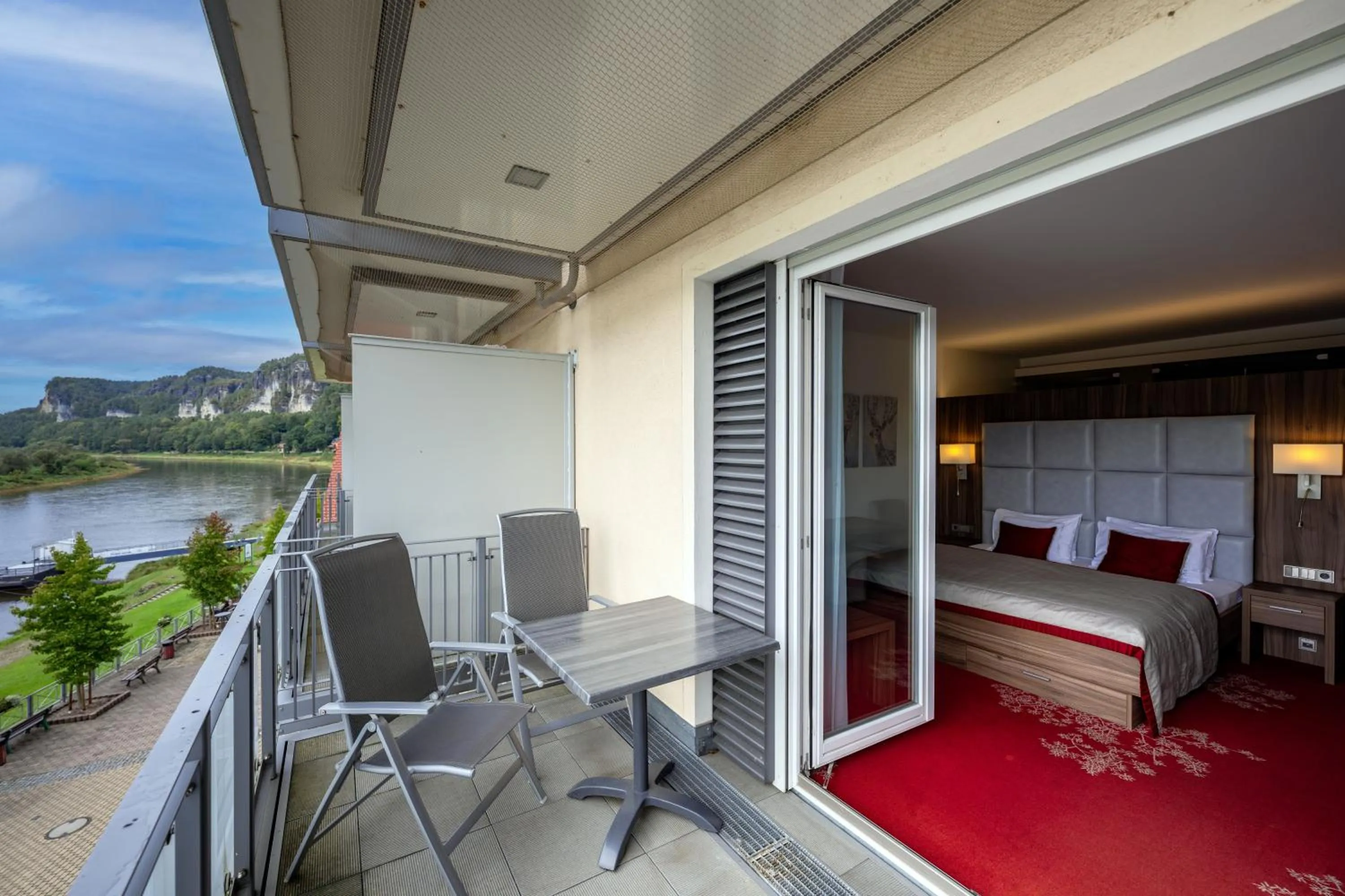 Balcony/Terrace in Rathener Hof by STEIGER Hotels