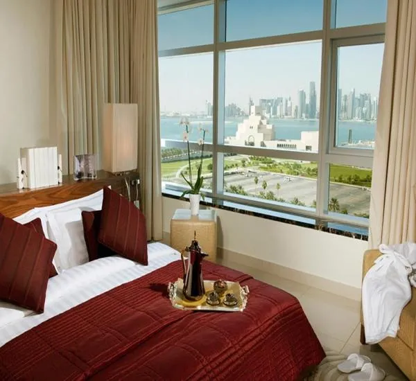 Bed in Fraser Suites Doha