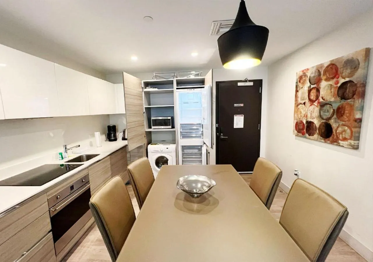 Kitchen or kitchenette in Global Rent Apart - Costa Hollywood