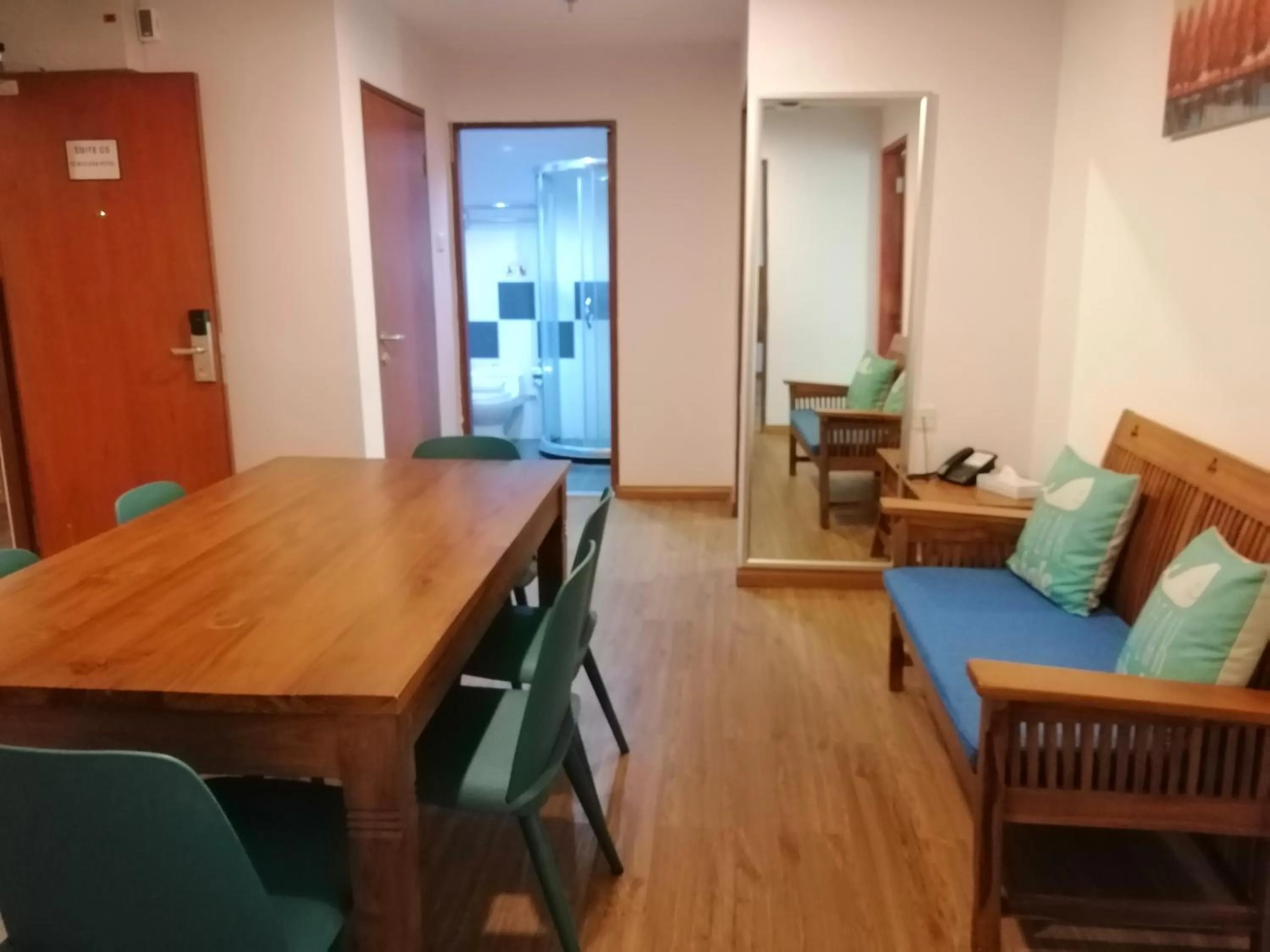 Living room in TD Mutiara Hotel Semporna