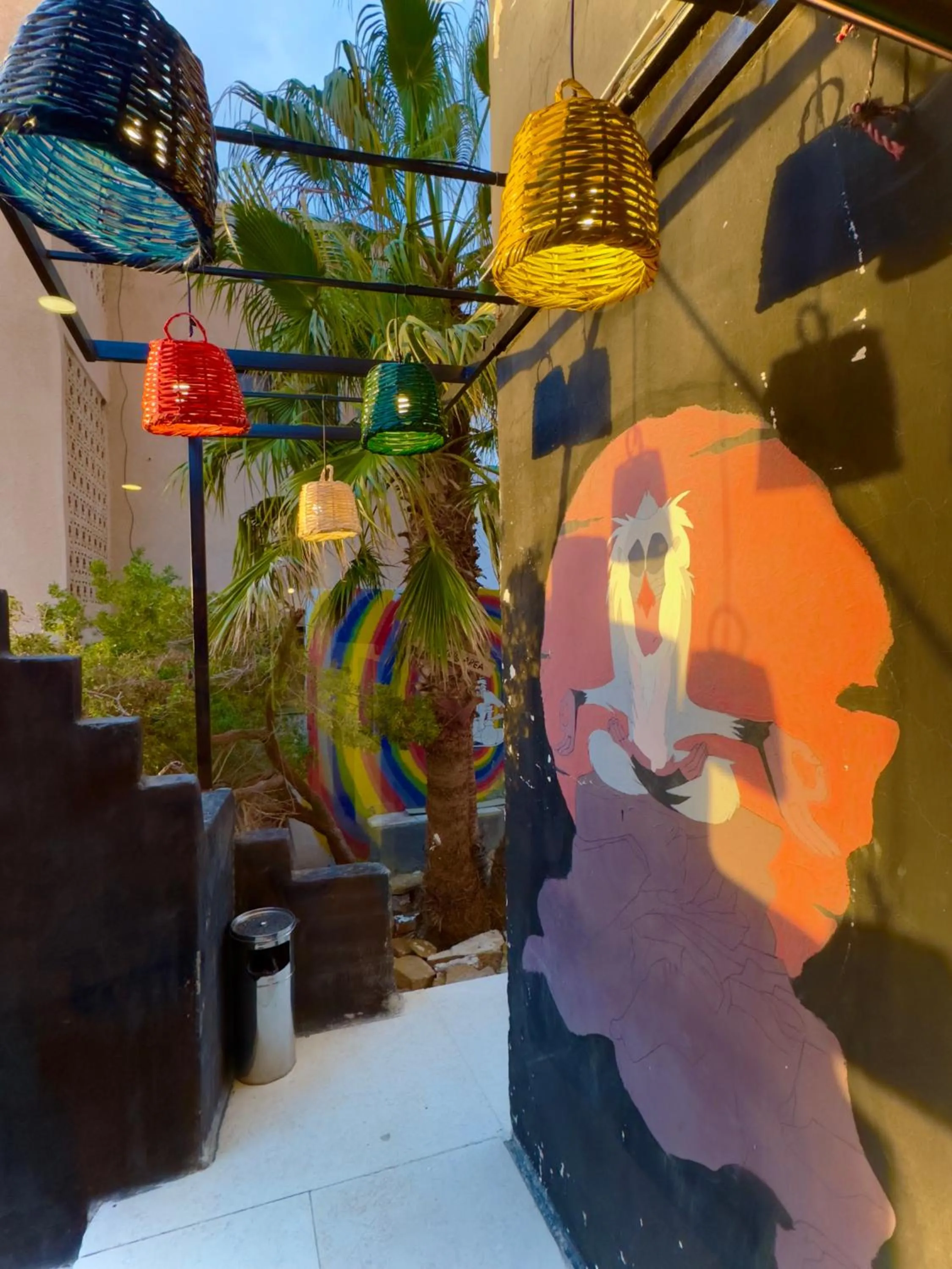 Property building in Rafiki Hostel