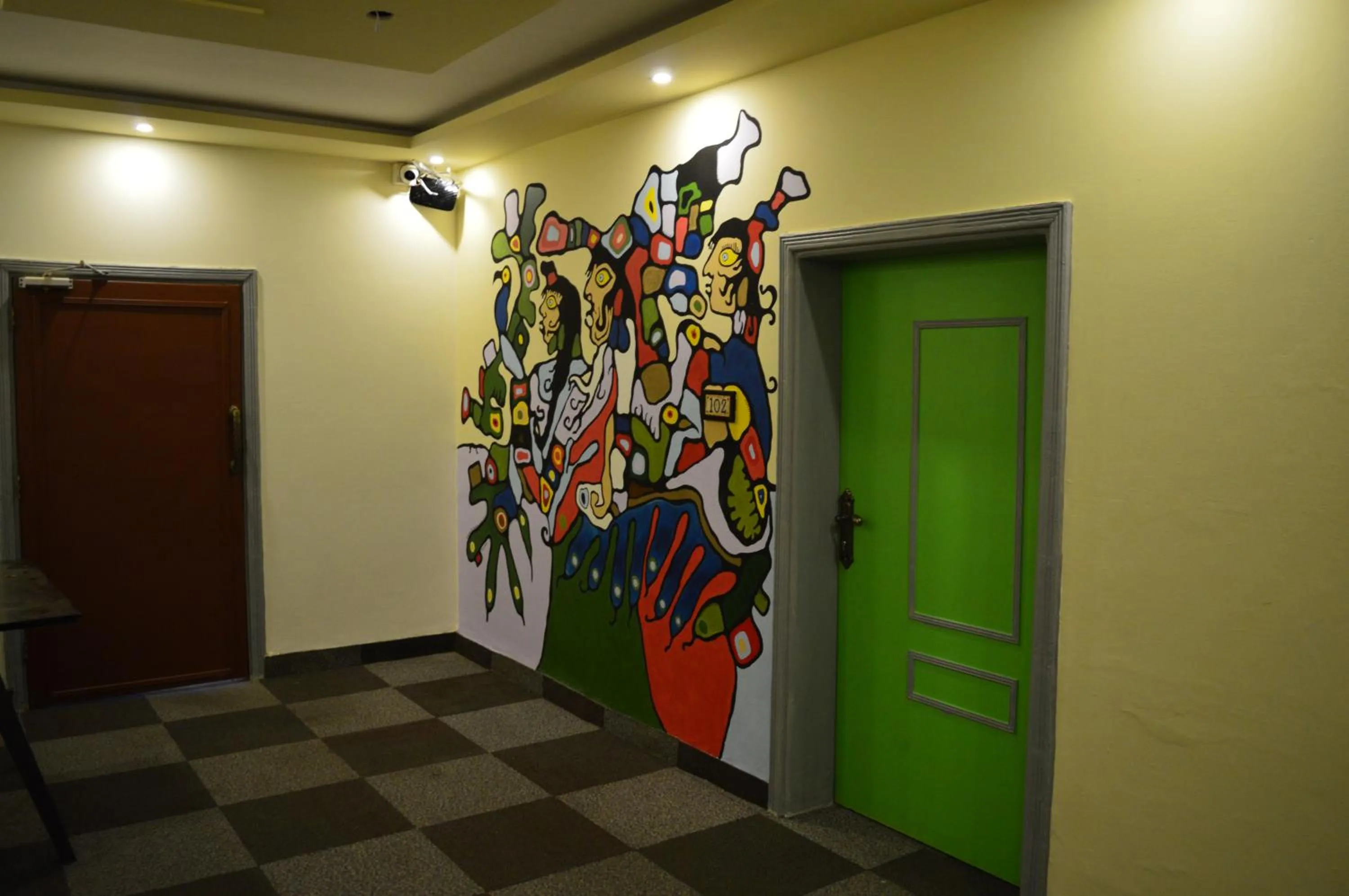 Property building in Rafiki Hostel