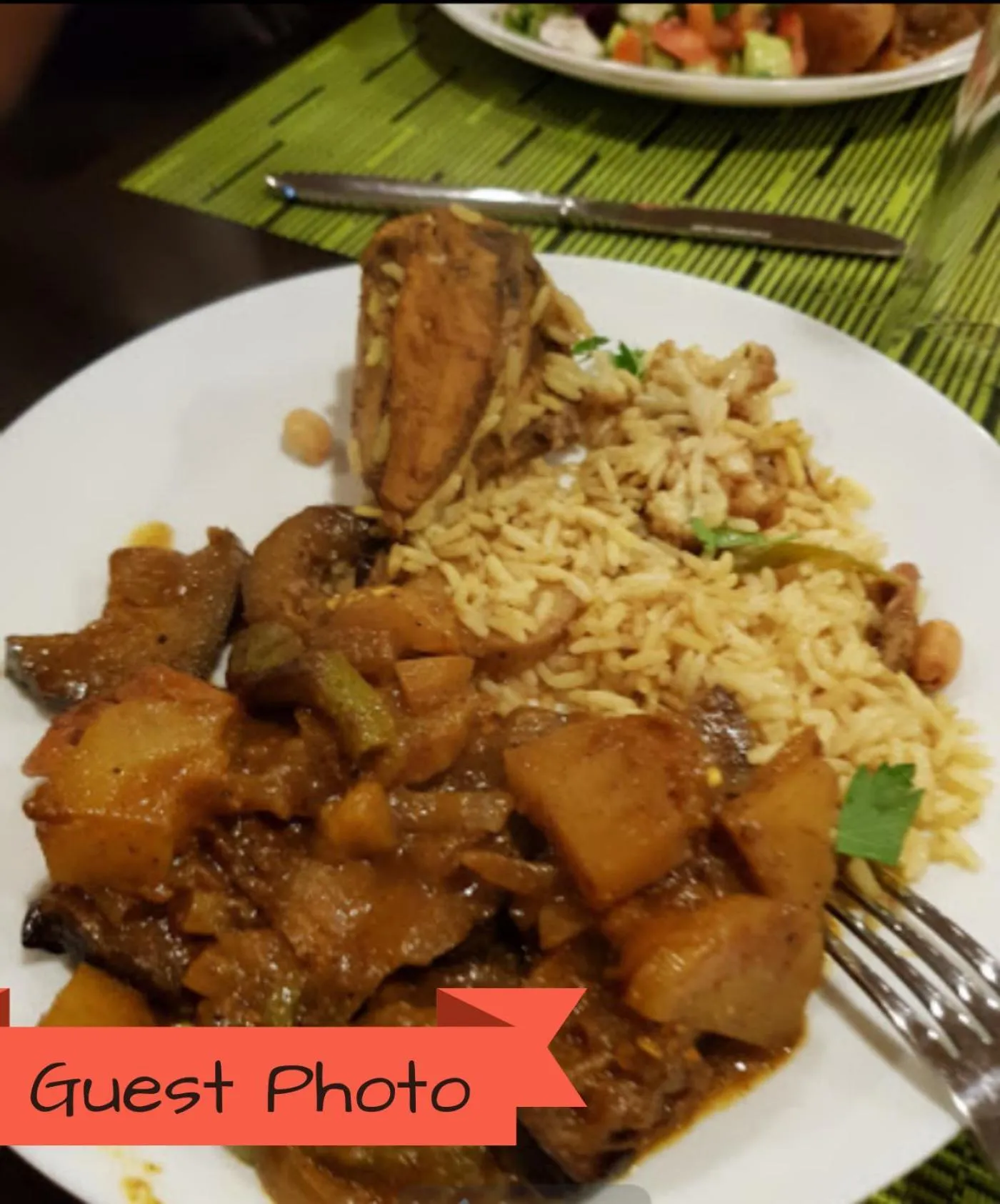 Dinner in Rafiki Hostel