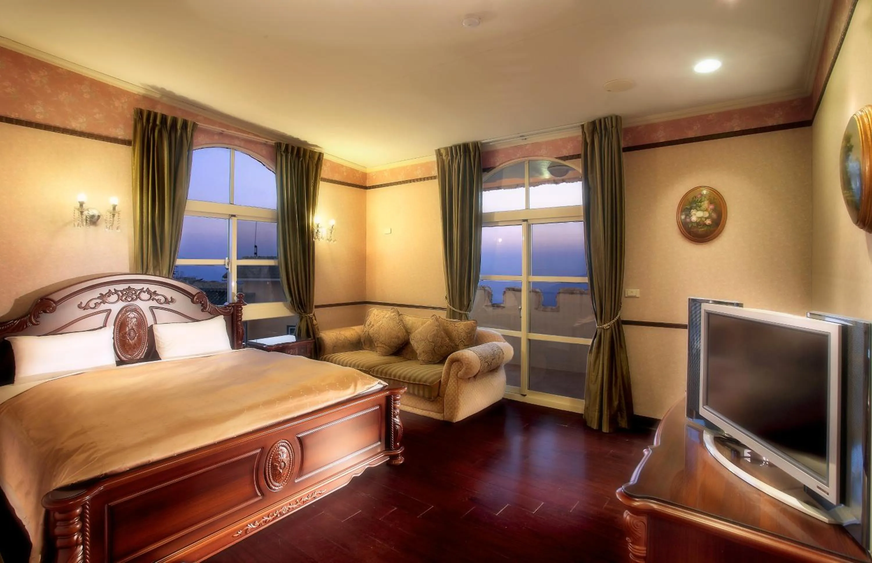 Bed in Huis Ten Bosch