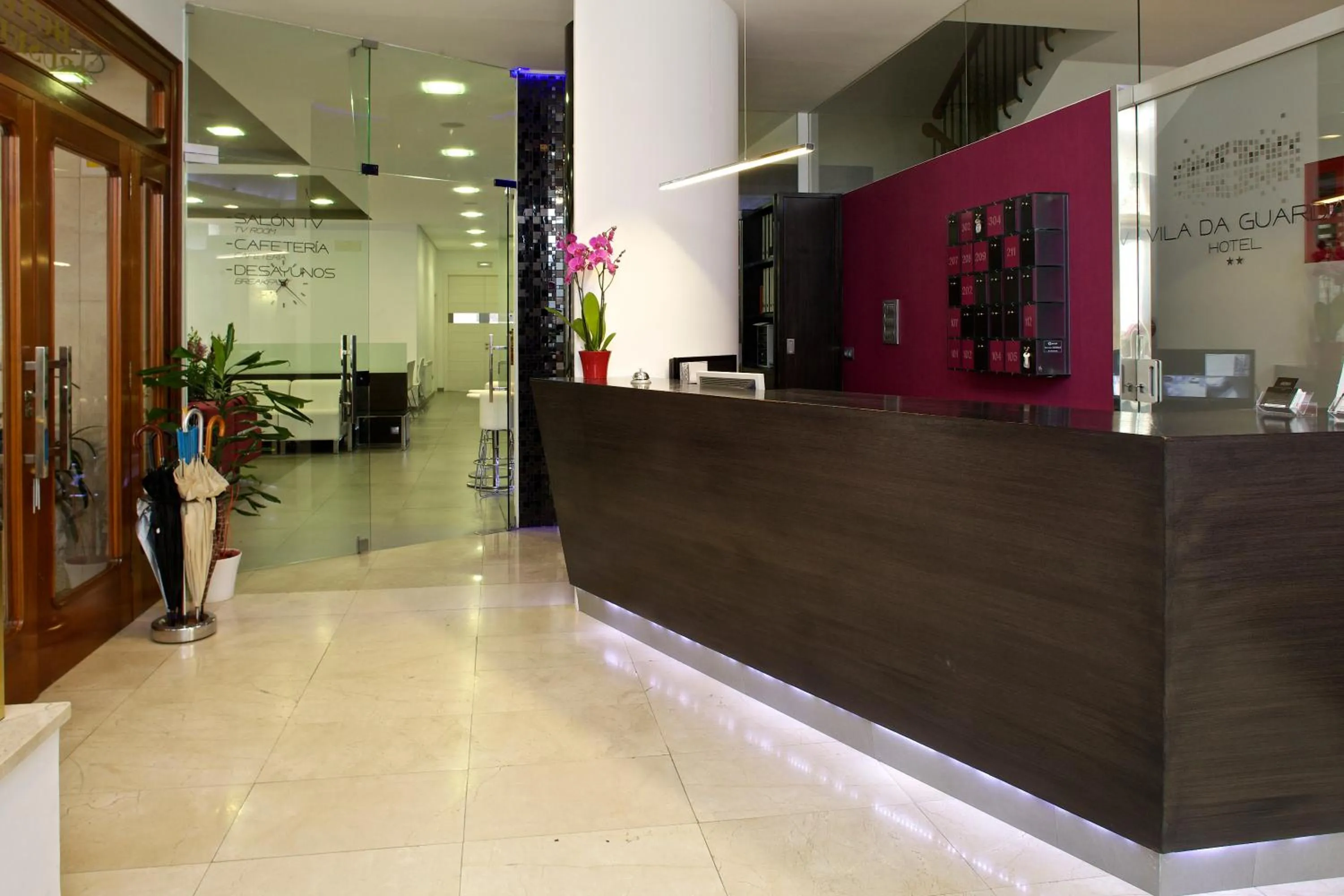Lobby or reception in Hotel Vila da Guarda