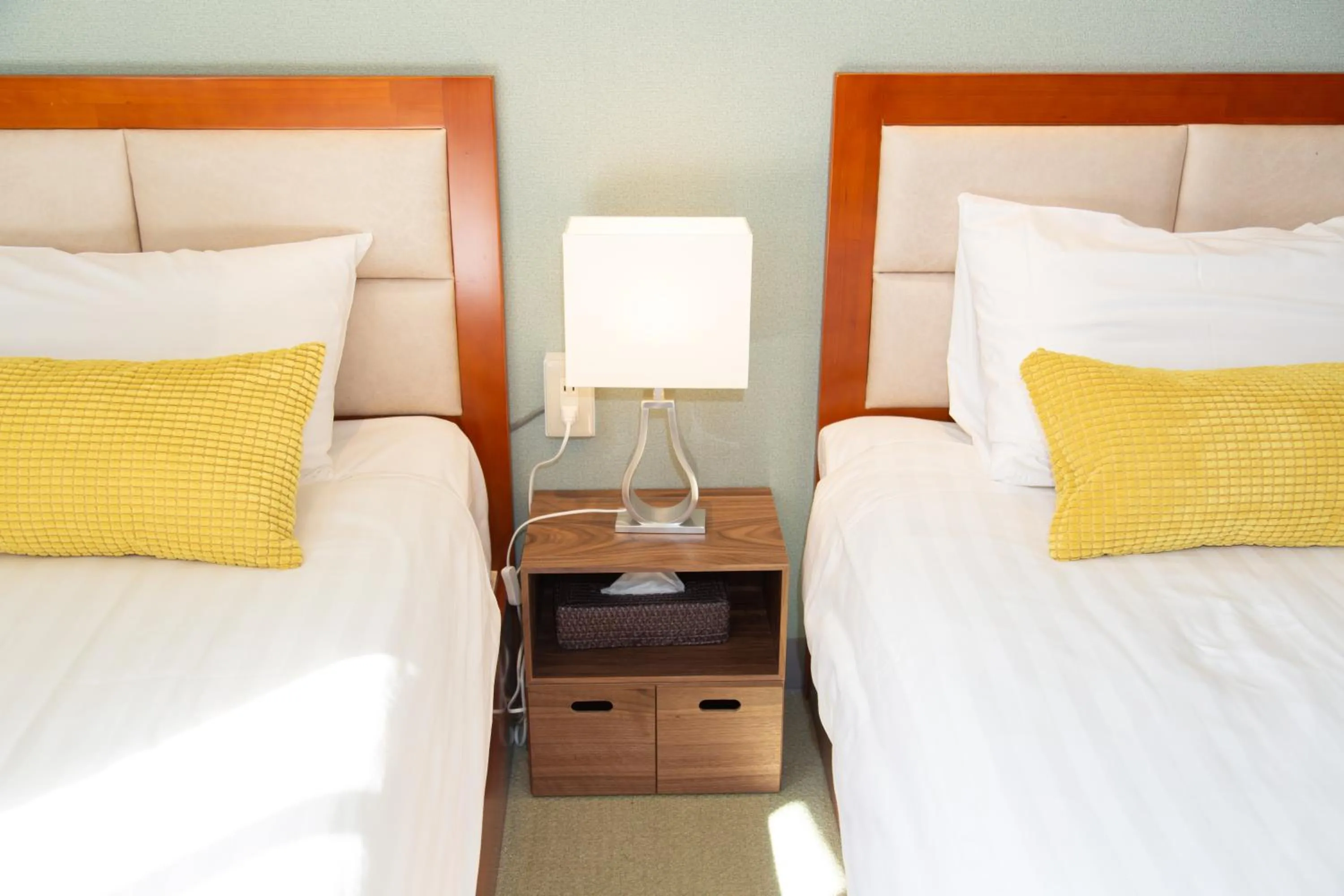 Decorative detail, Bed in Tabata Oji Hotel