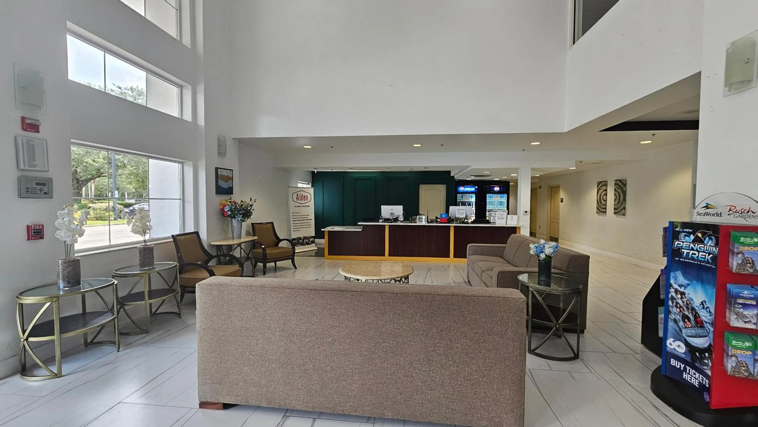 Lobby or reception in SureStay Plus by Best Western Orlando Lake Buena Vista