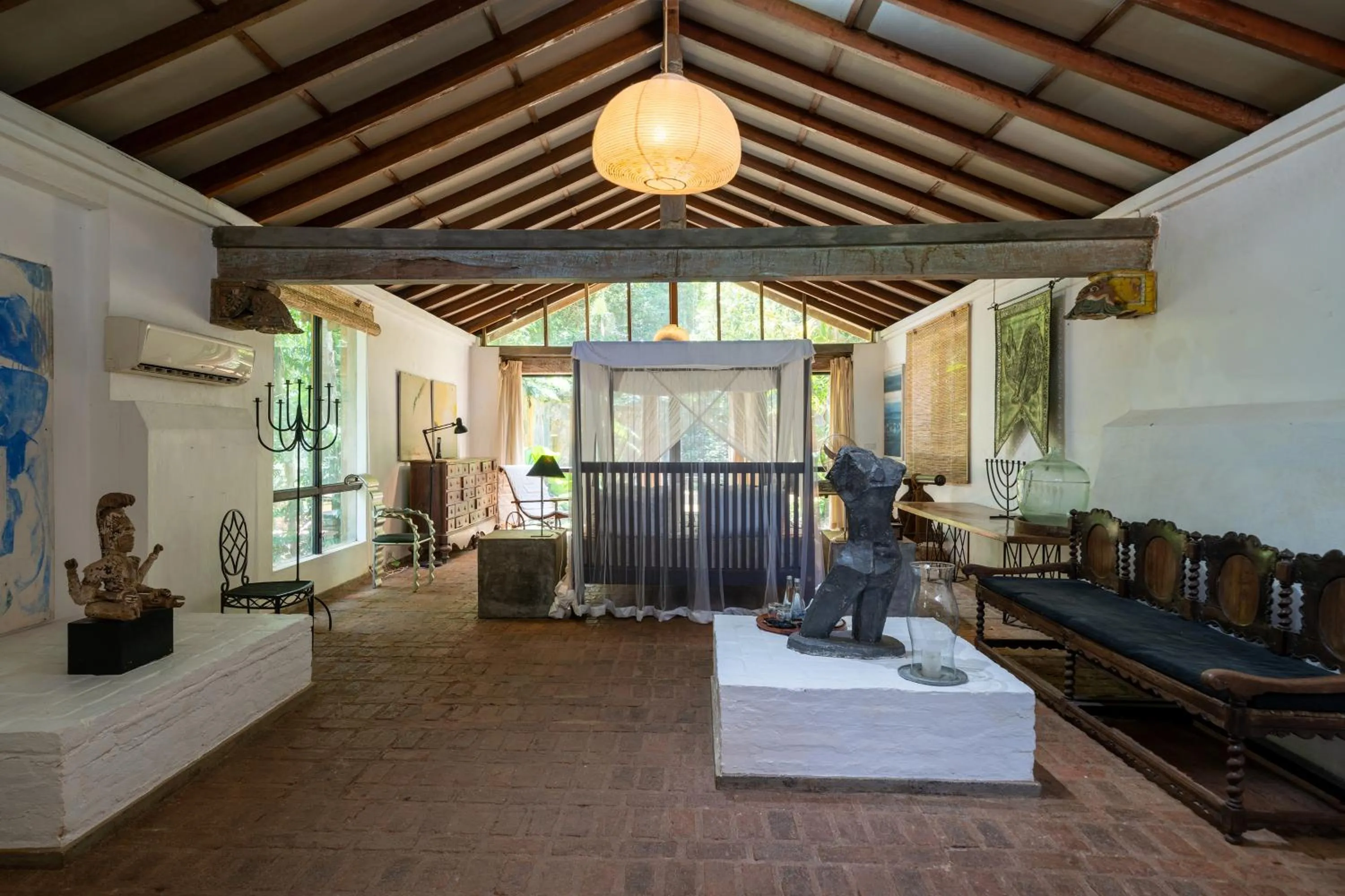 Decorative detail in Lunuganga Estate