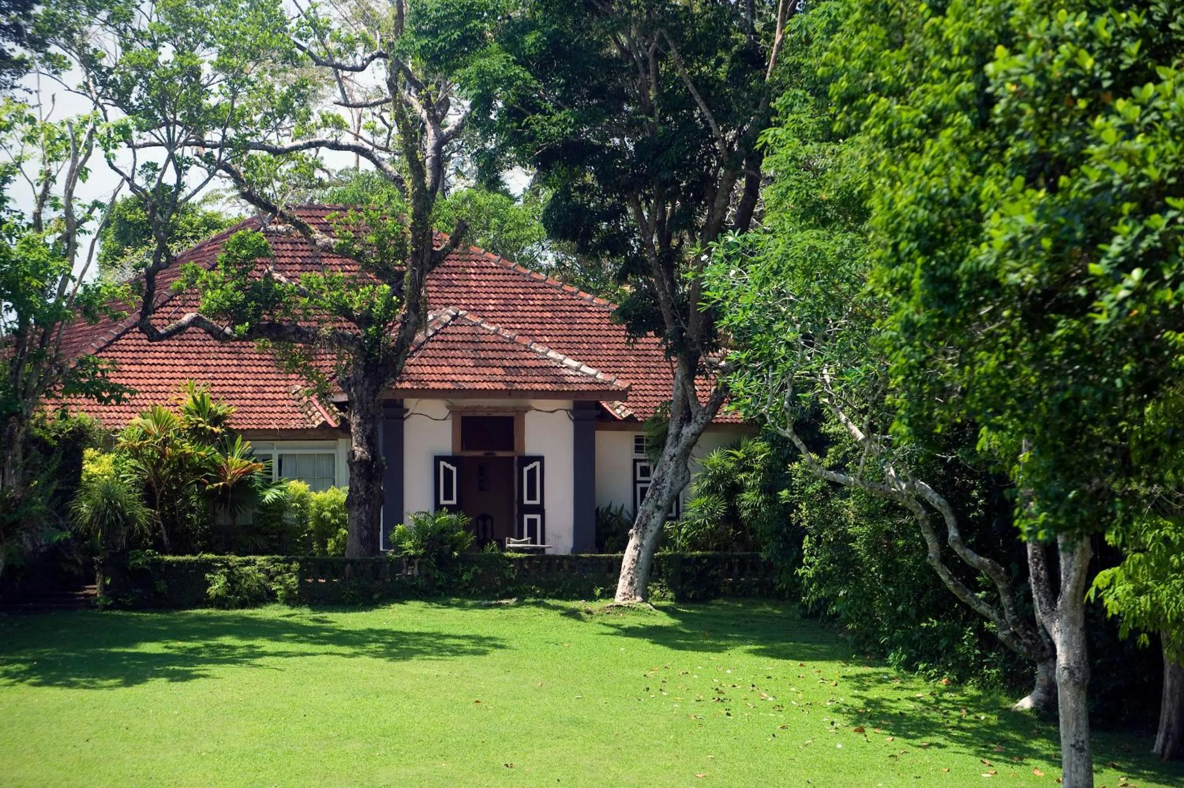 Facade/entrance in Lunuganga Estate