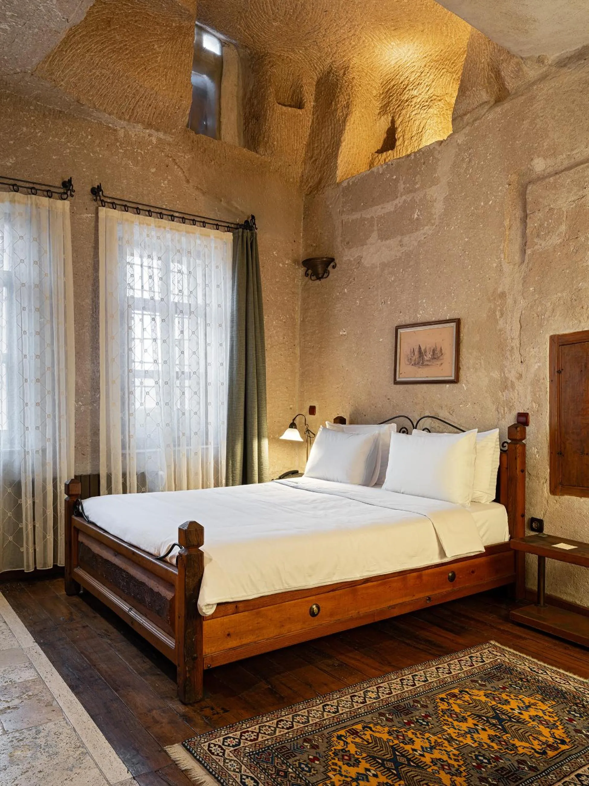 Bed in Kelebek Special Cave Hotel & Spa