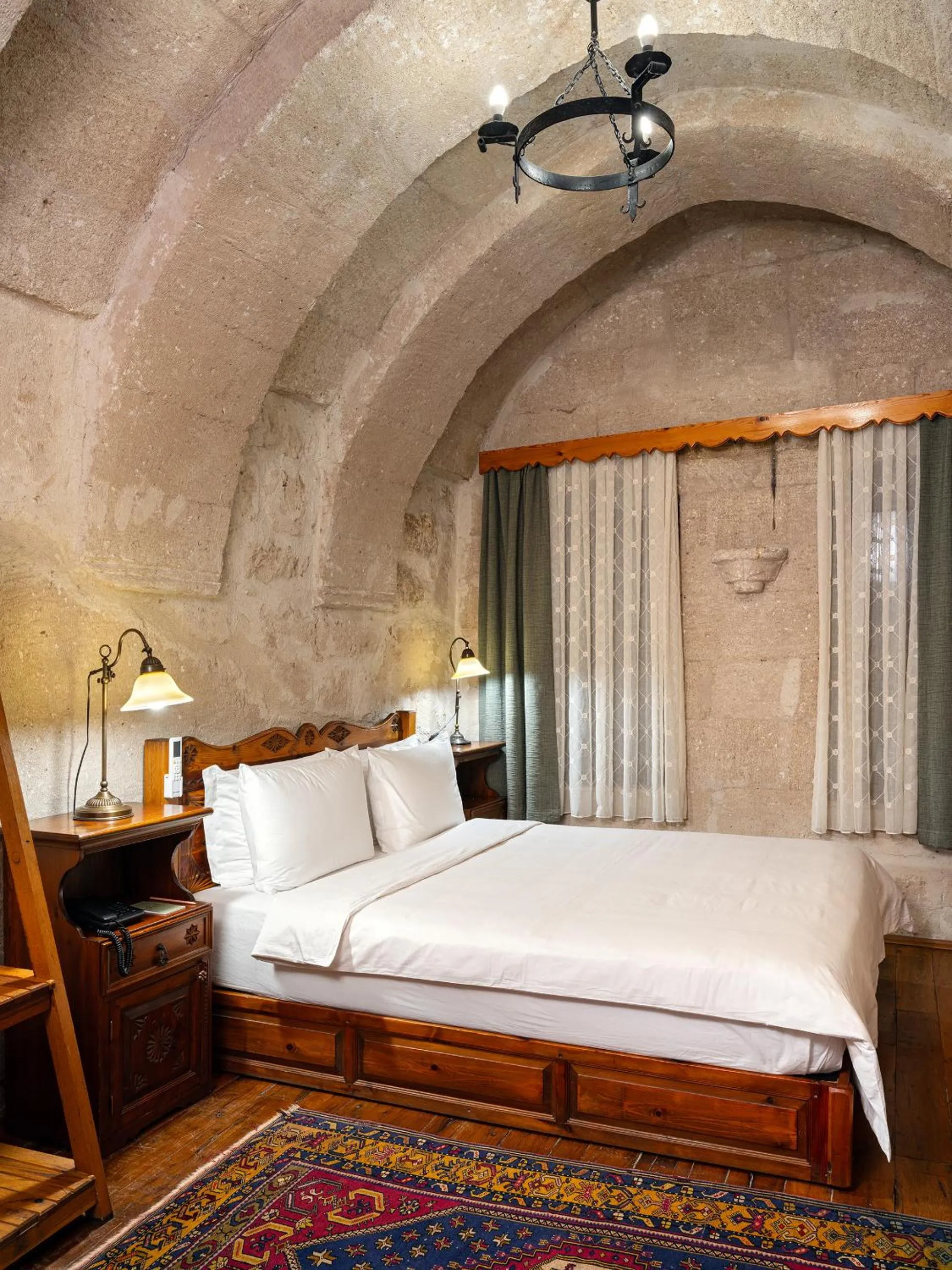 Bed in Kelebek Special Cave Hotel & Spa