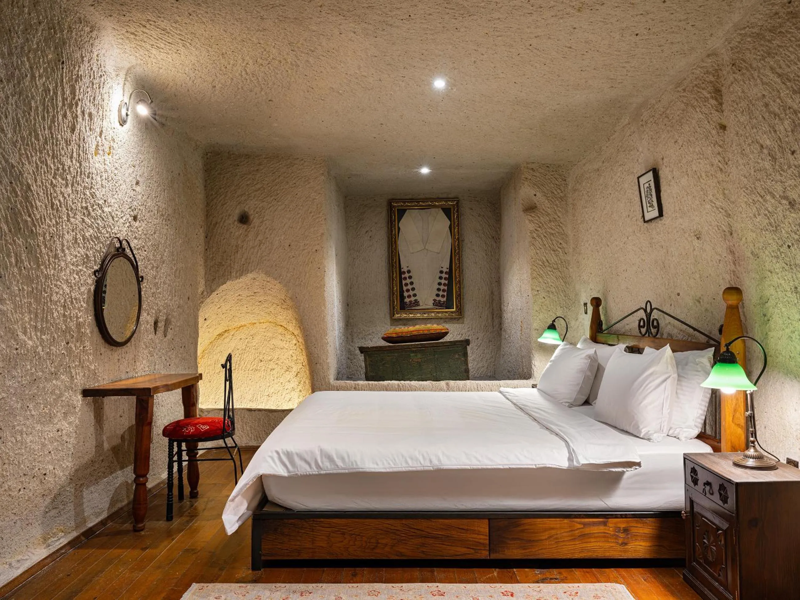 Bed in Kelebek Special Cave Hotel & Spa