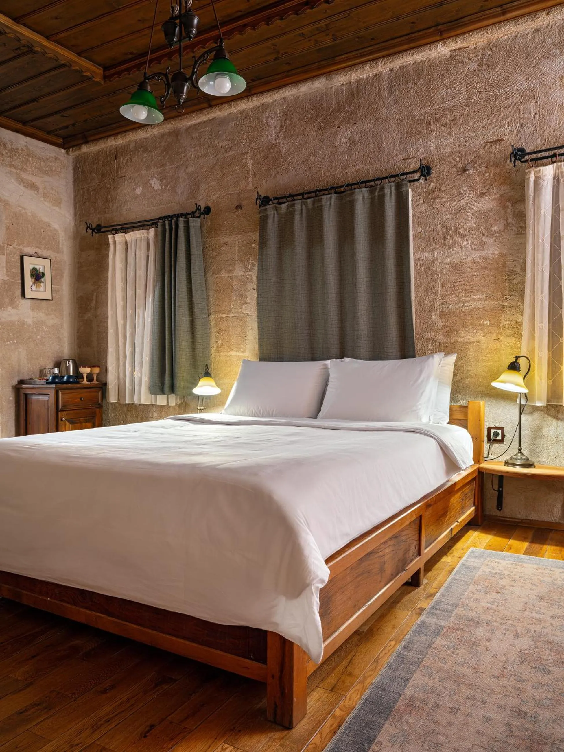 Bed in Kelebek Special Cave Hotel & Spa