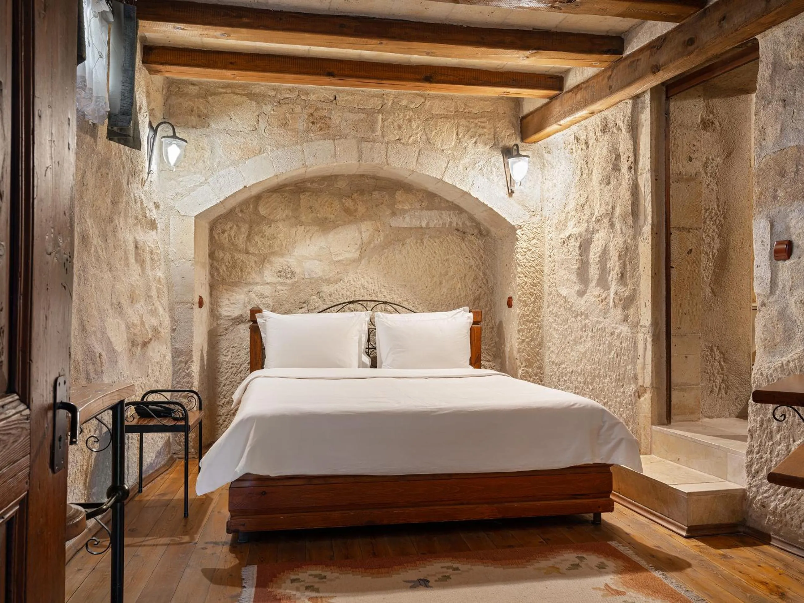 Bed in Kelebek Special Cave Hotel & Spa
