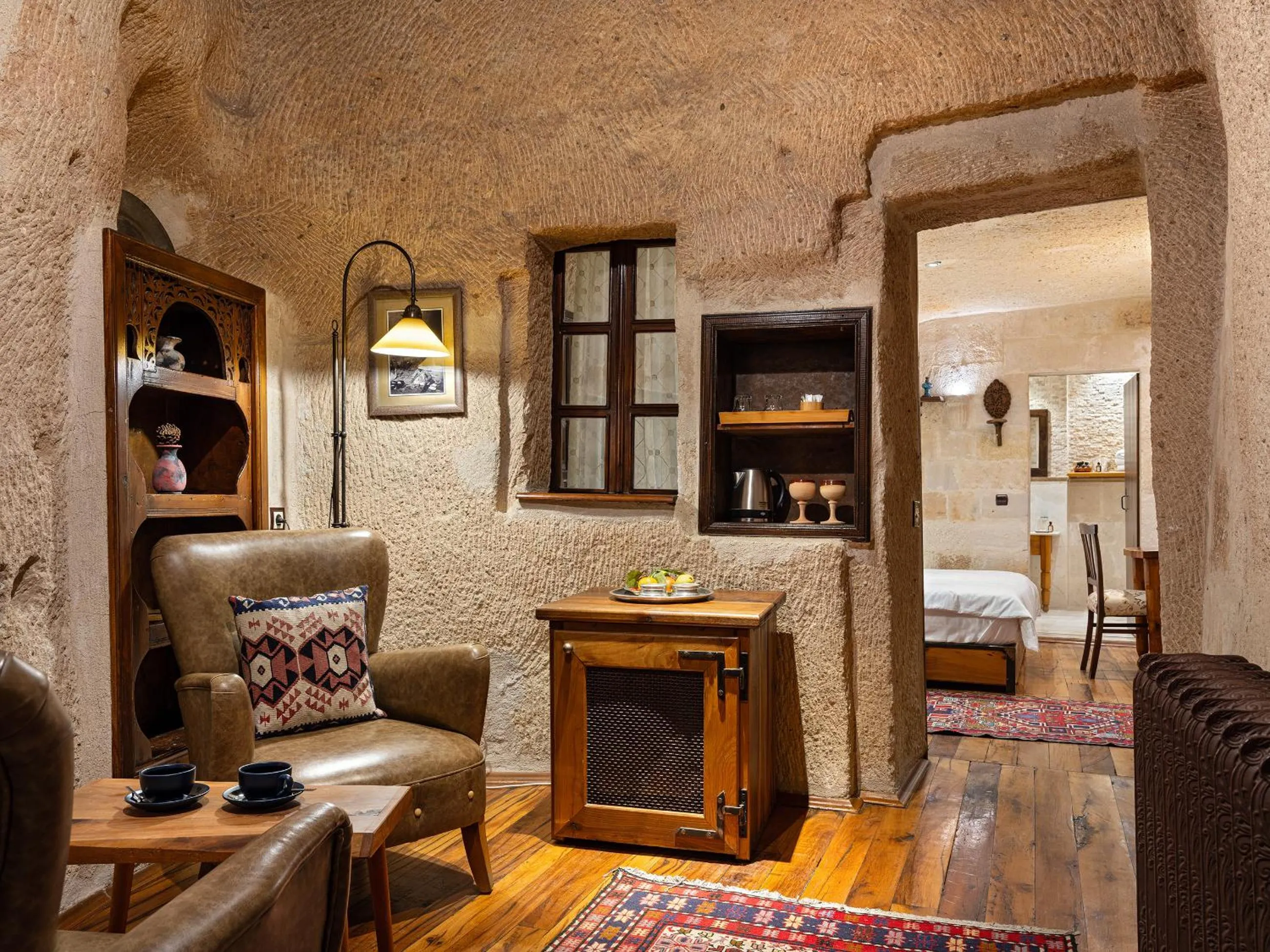 Bed in Kelebek Special Cave Hotel & Spa