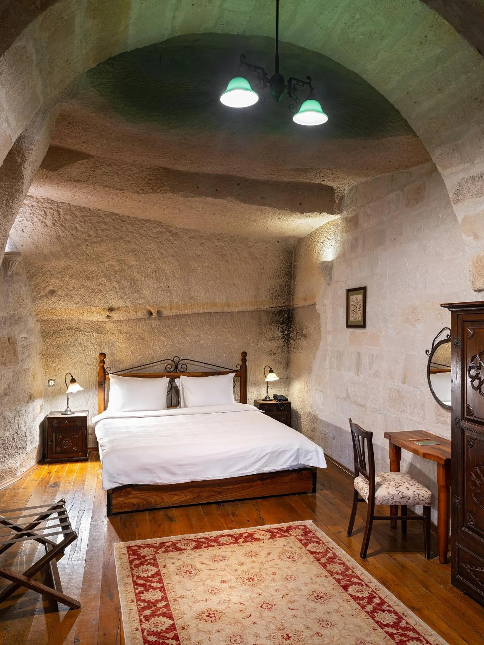 Bed in Kelebek Special Cave Hotel & Spa