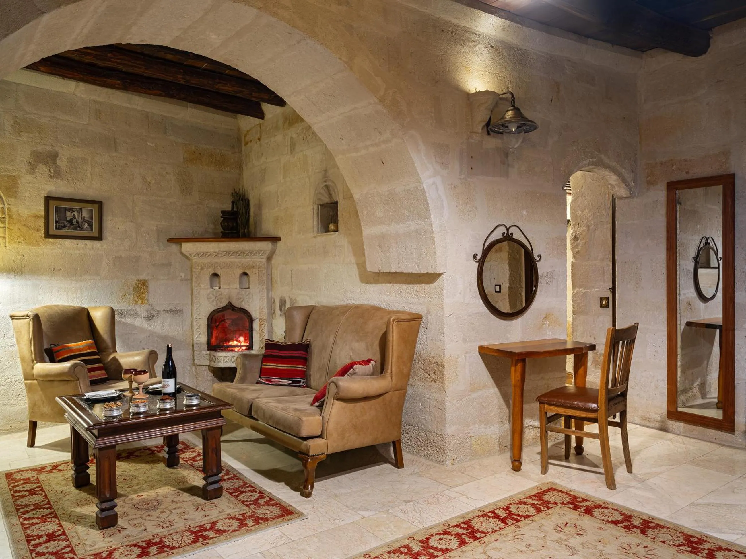 Living room in Kelebek Special Cave Hotel & Spa