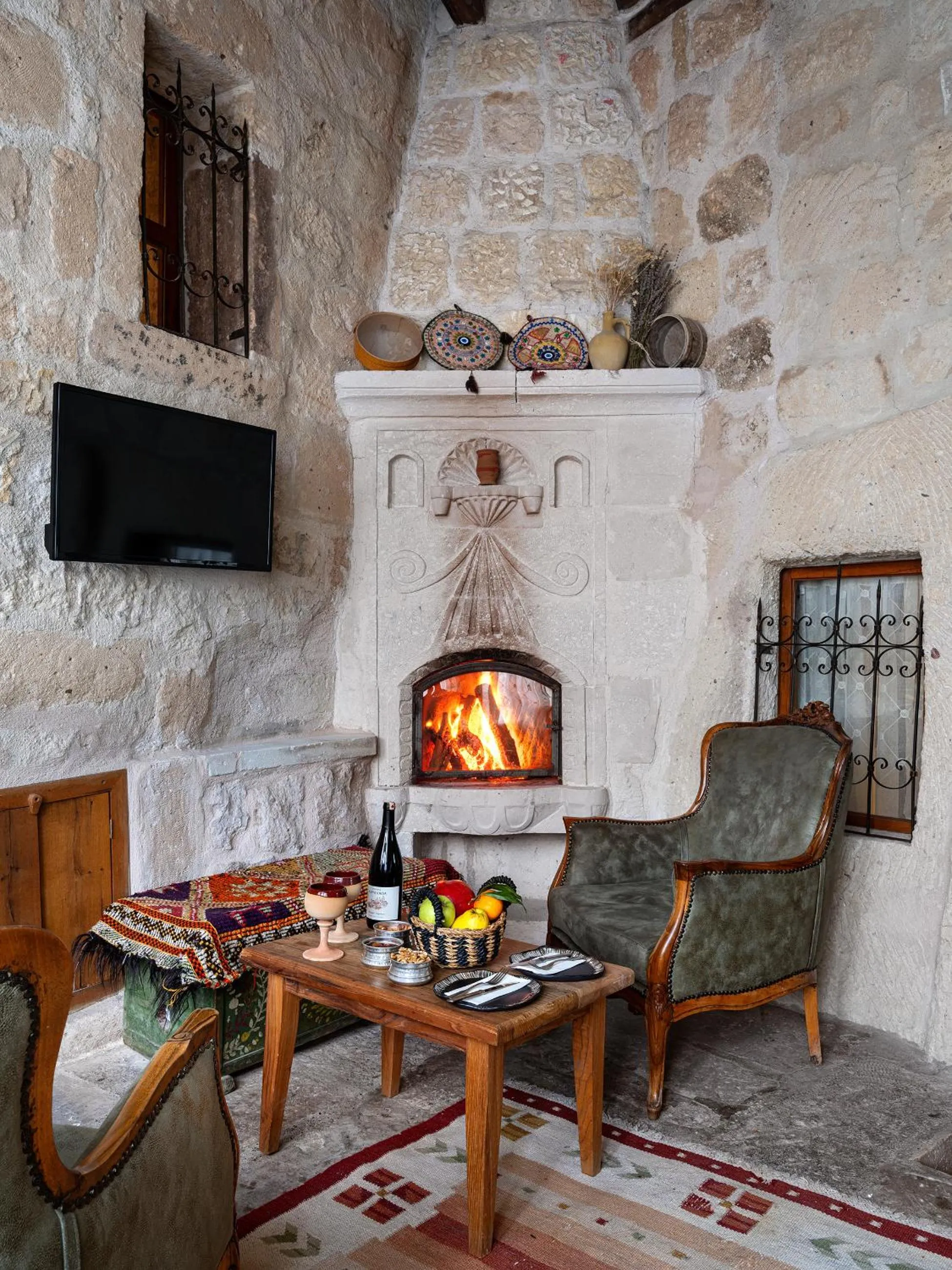 Seating area in Kelebek Special Cave Hotel & Spa