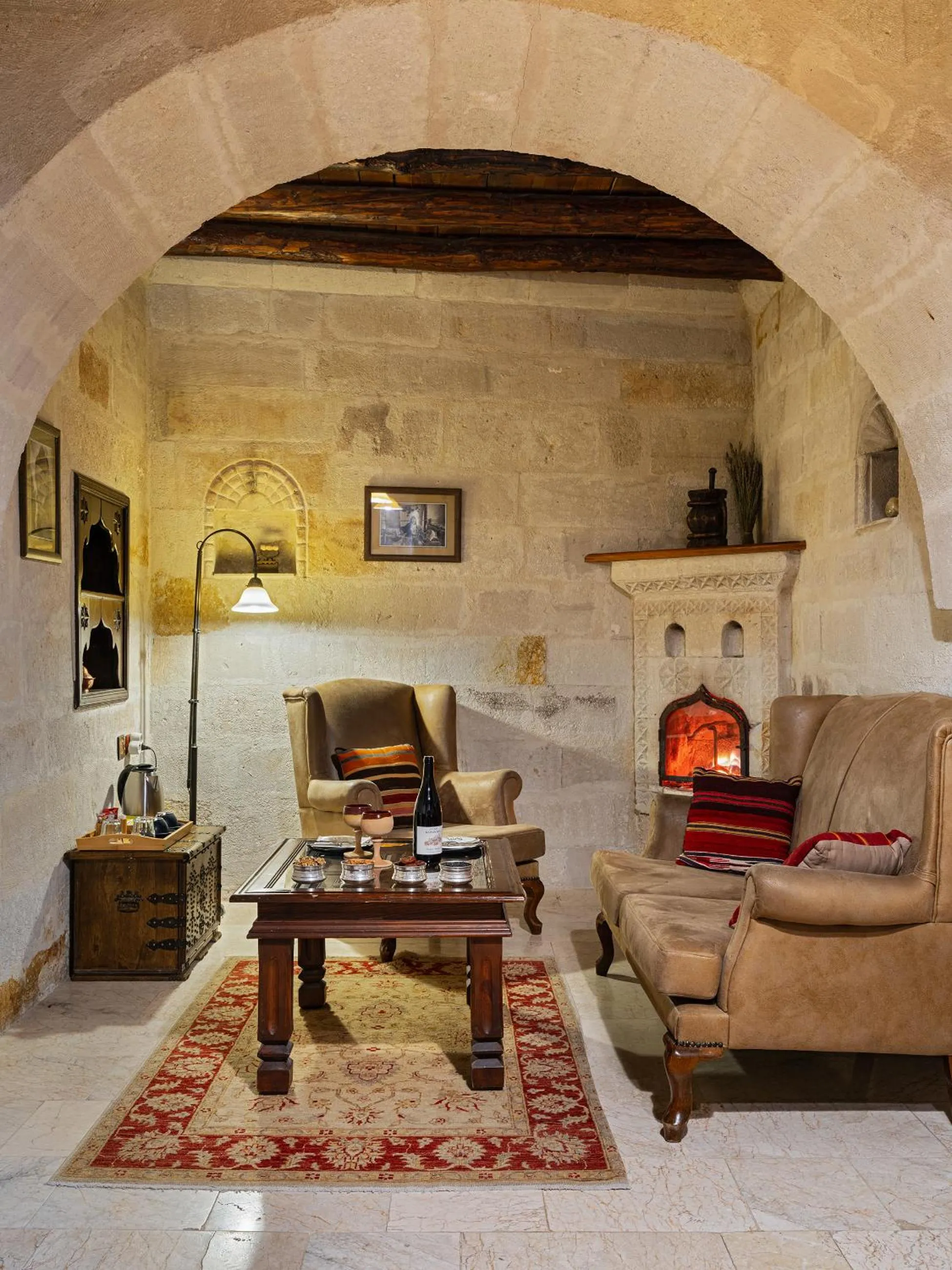 Living room in Kelebek Special Cave Hotel & Spa