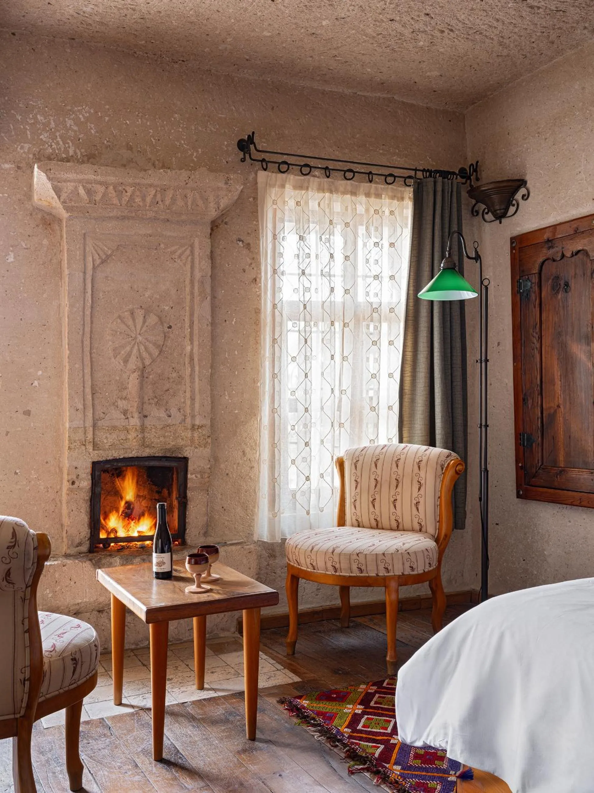 Seating area, Bed in Kelebek Special Cave Hotel & Spa