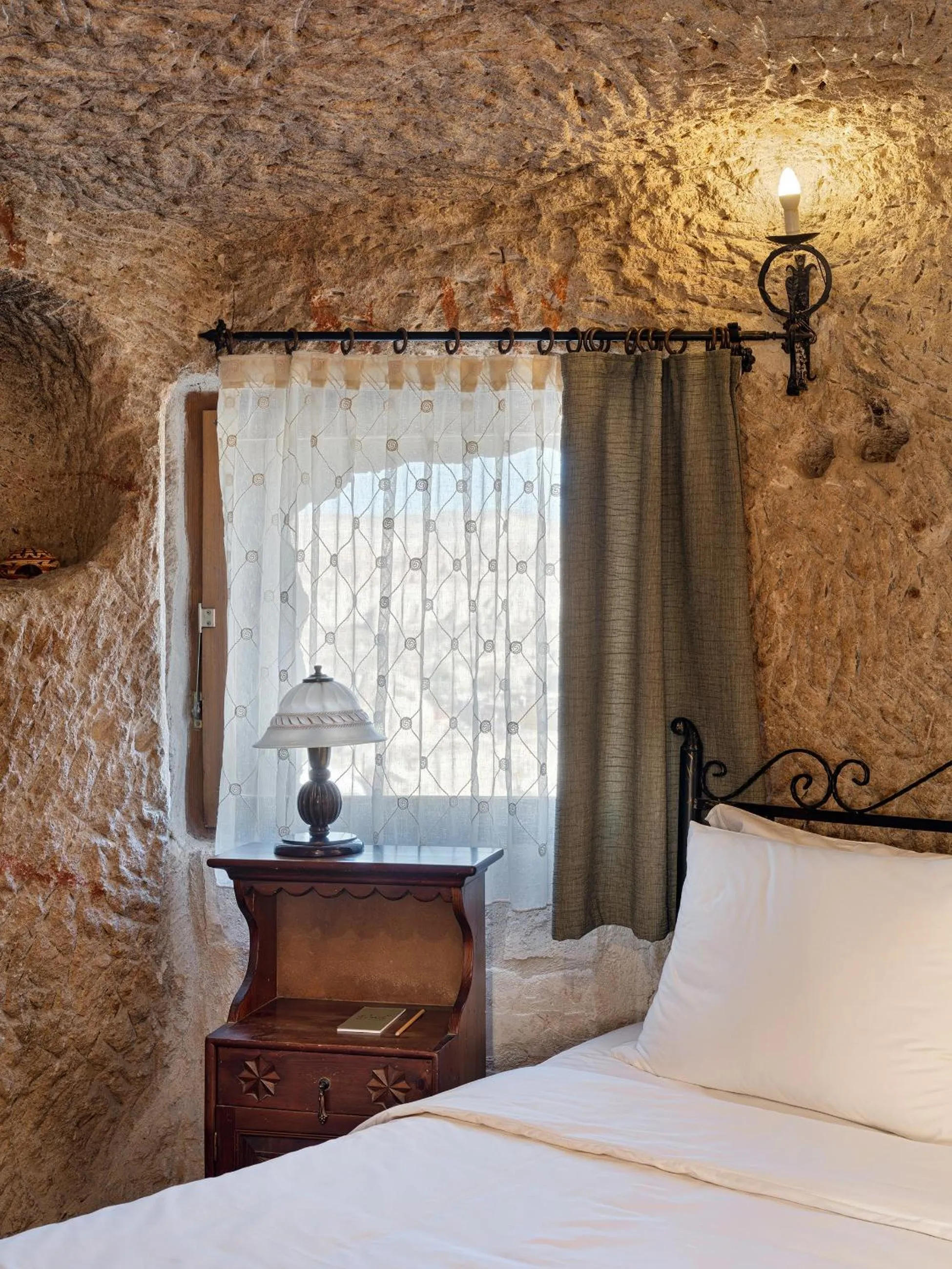 Bed in Kelebek Special Cave Hotel & Spa