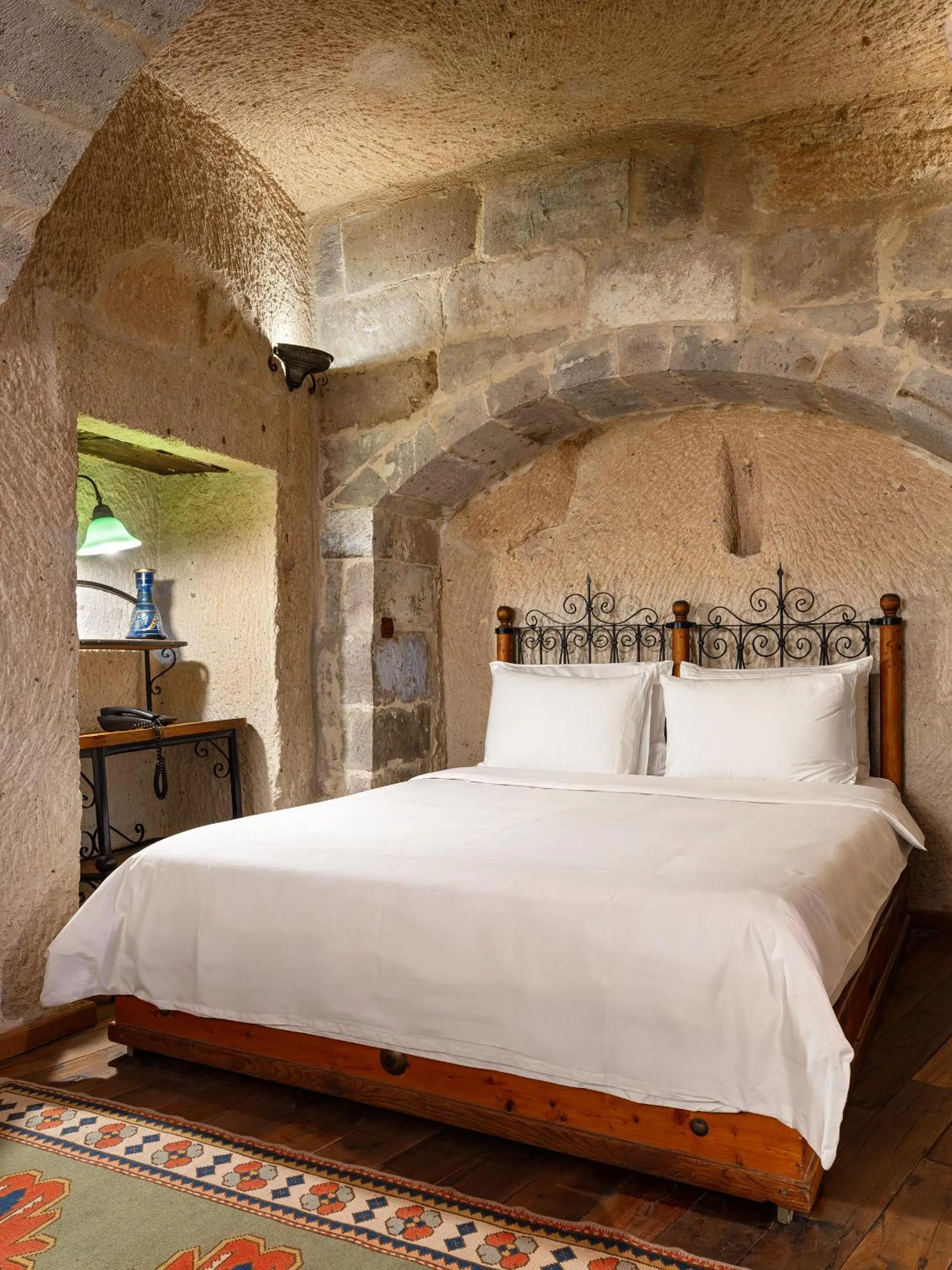 Bed in Kelebek Special Cave Hotel & Spa