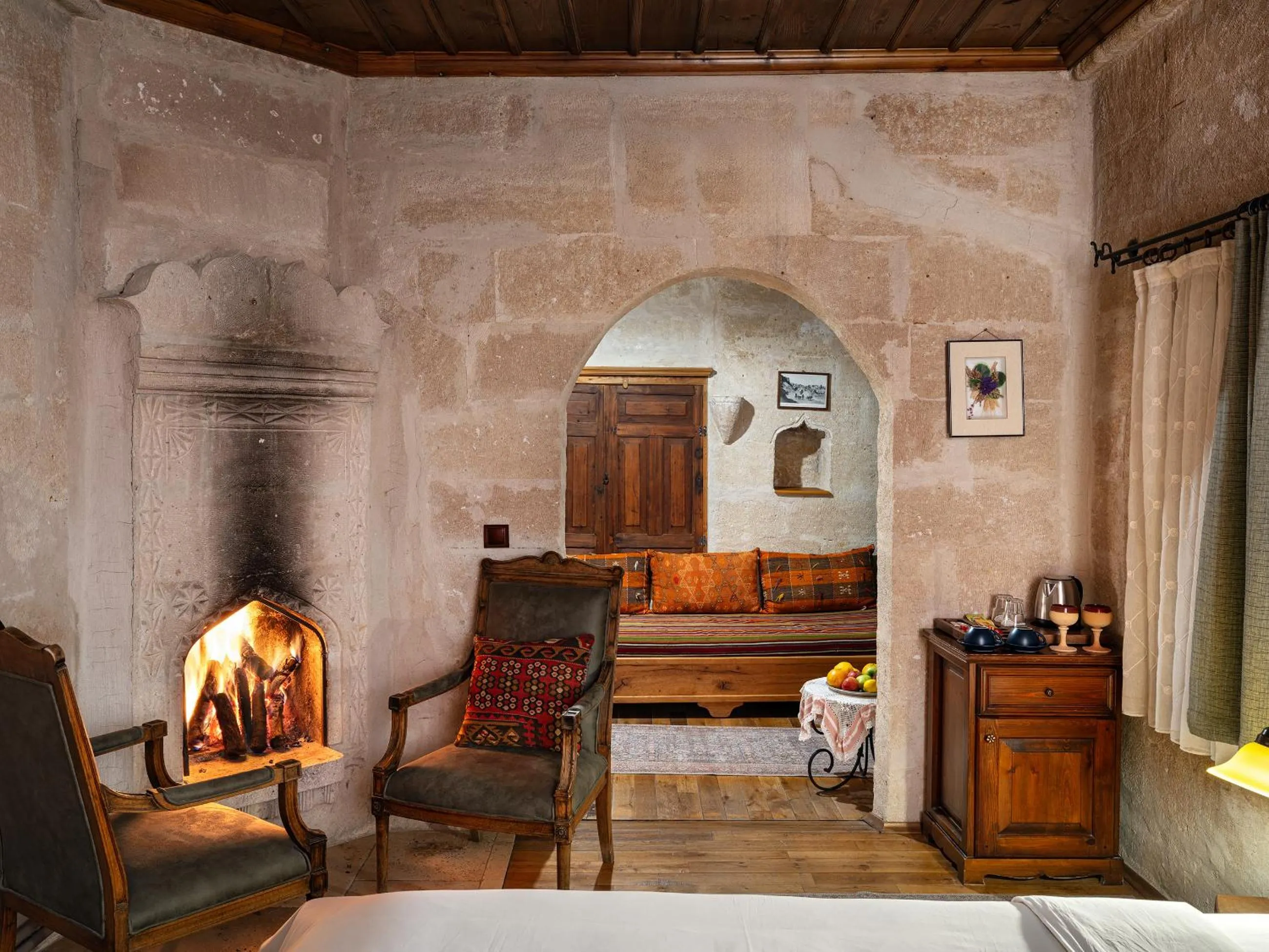 Living room in Kelebek Special Cave Hotel & Spa