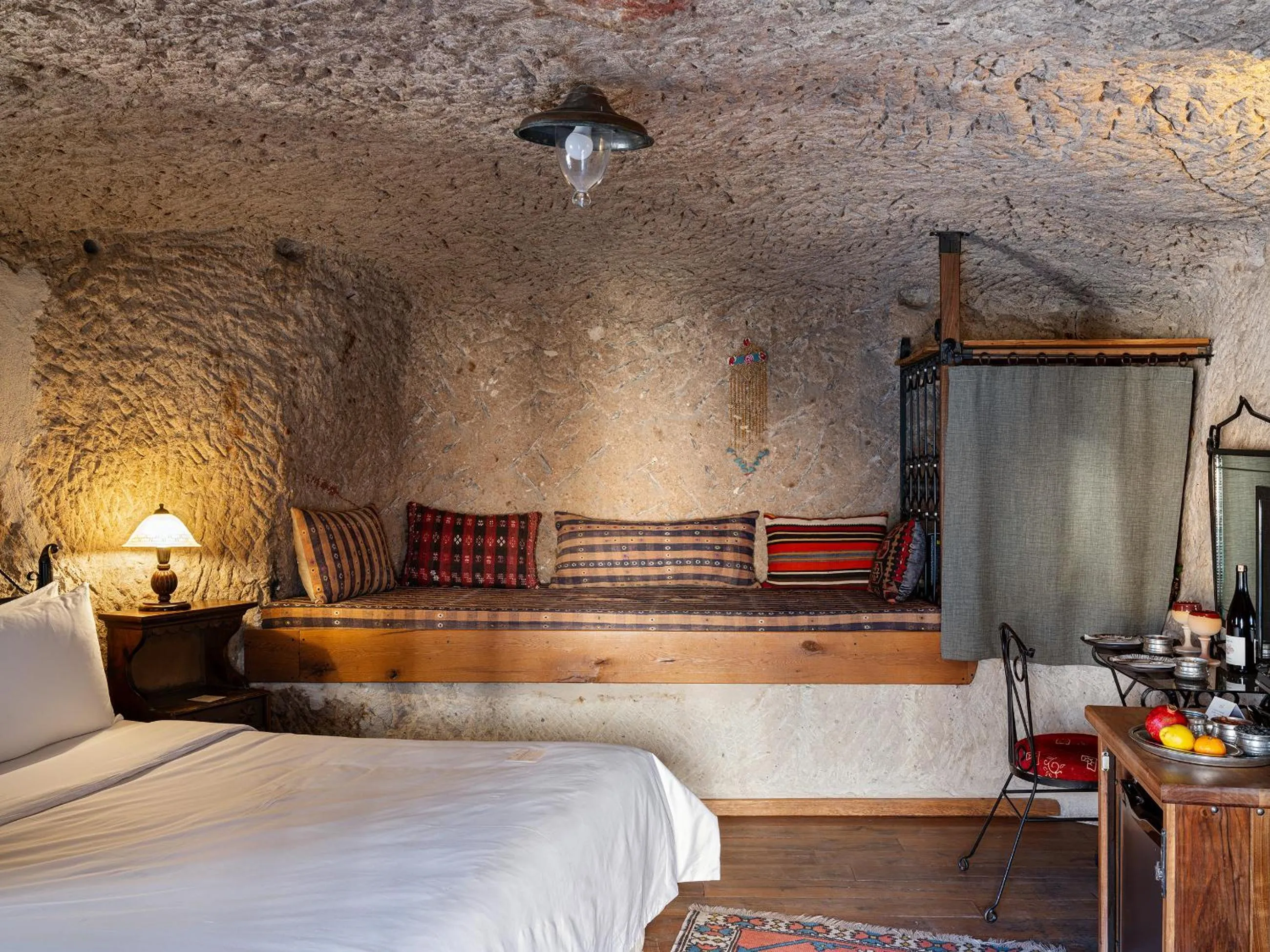 Bed in Kelebek Special Cave Hotel & Spa