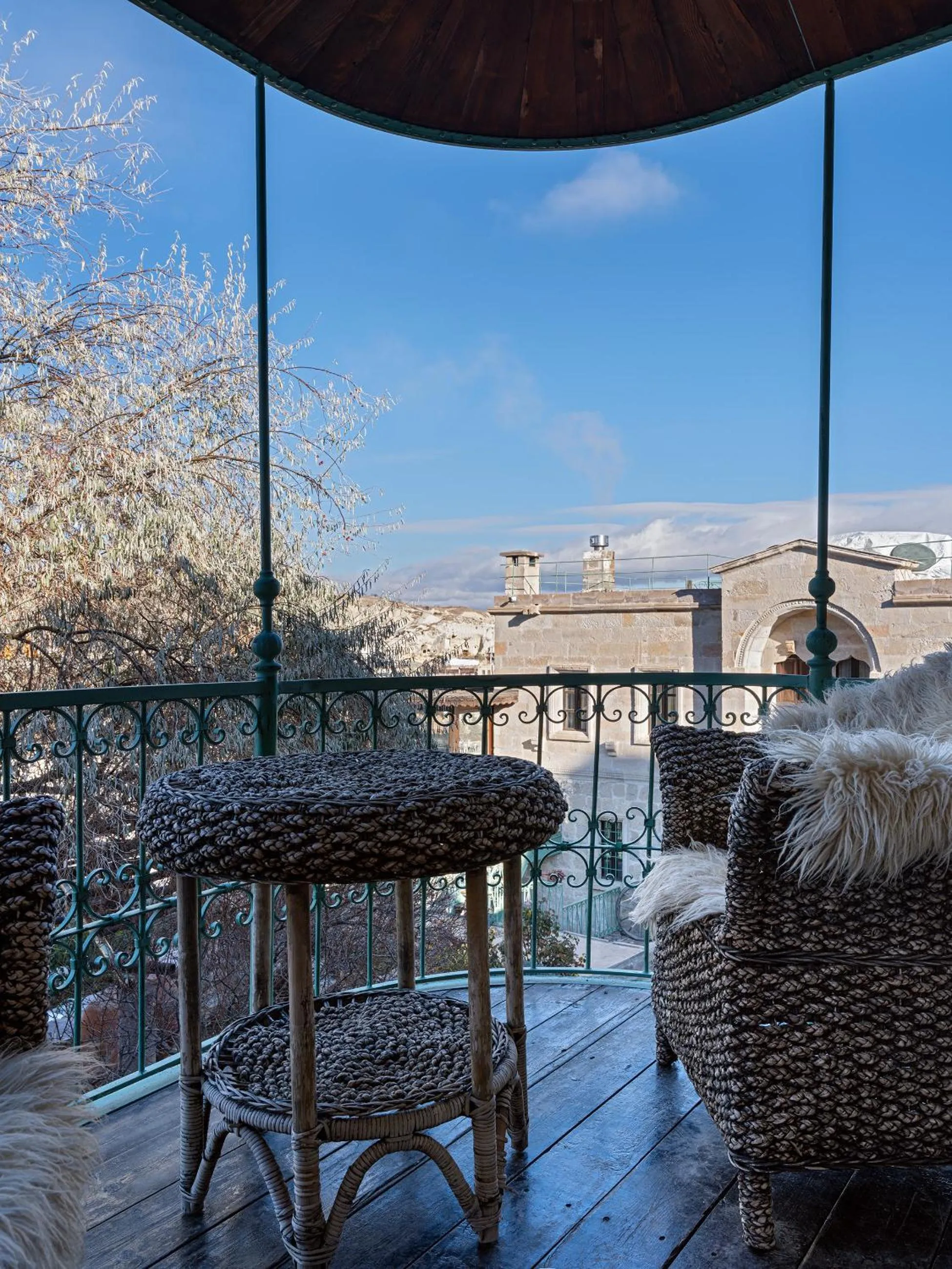 Patio in Kelebek Special Cave Hotel & Spa