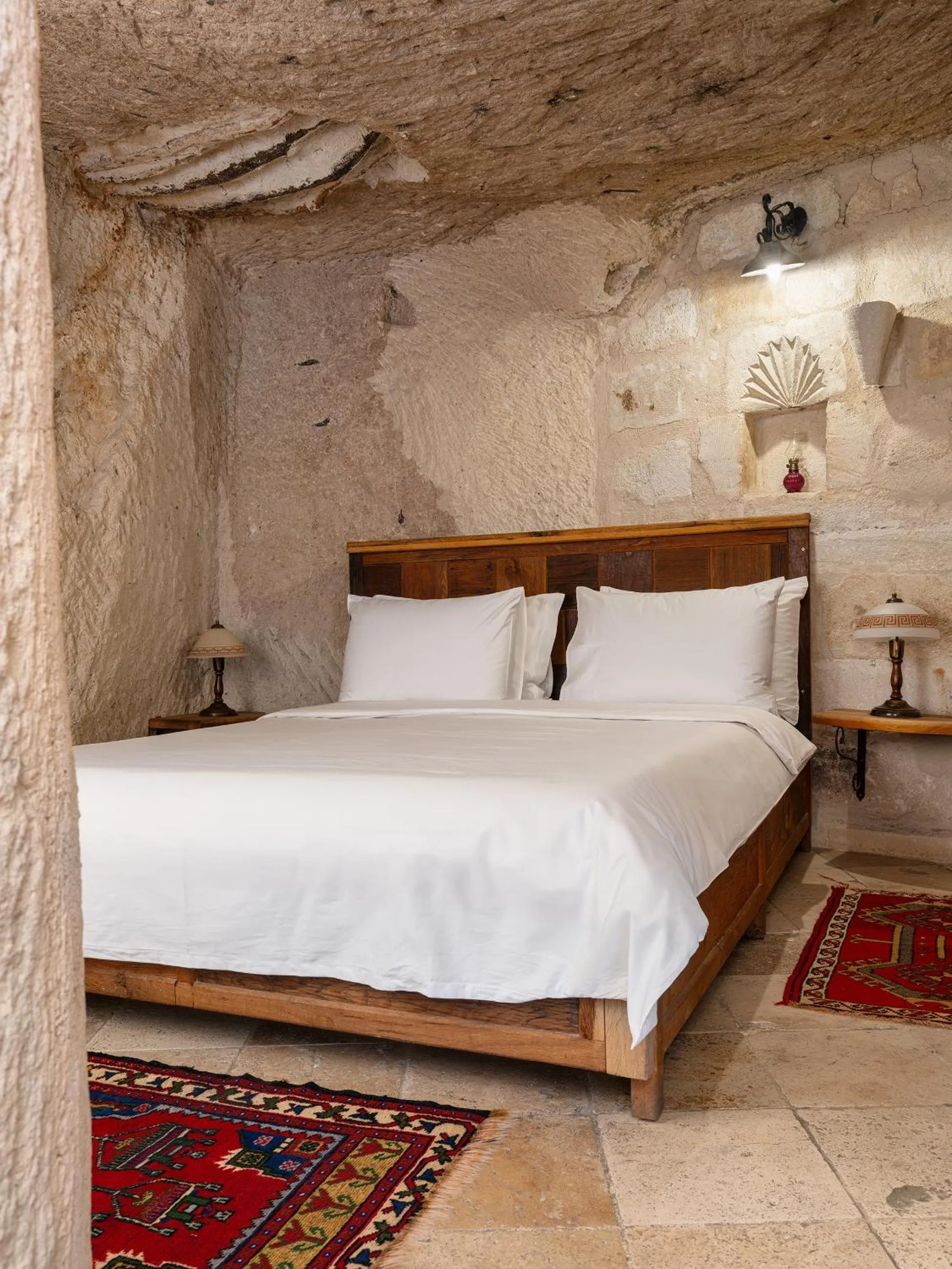 Bed in Kelebek Special Cave Hotel & Spa