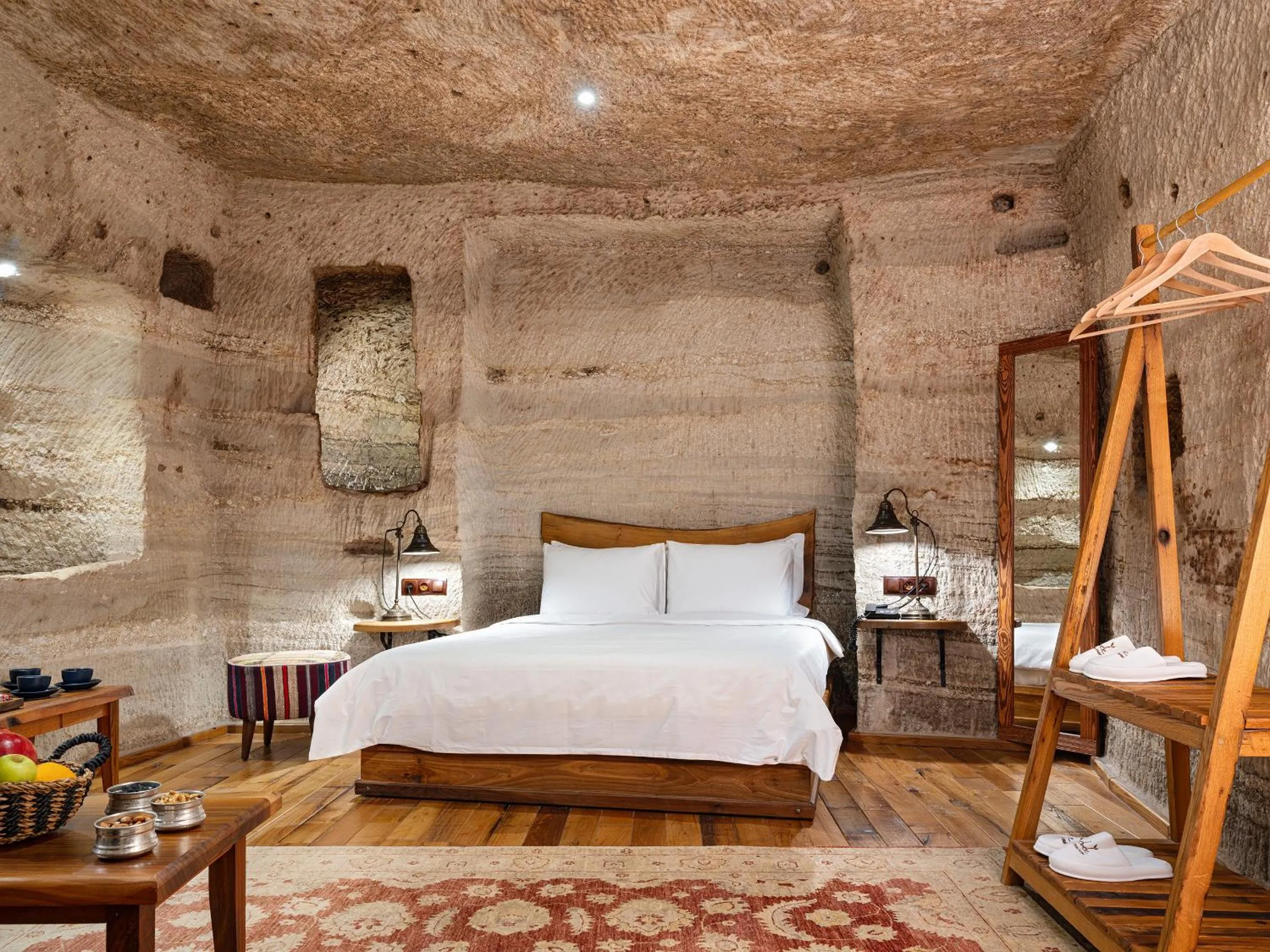 Bed in Kelebek Special Cave Hotel & Spa