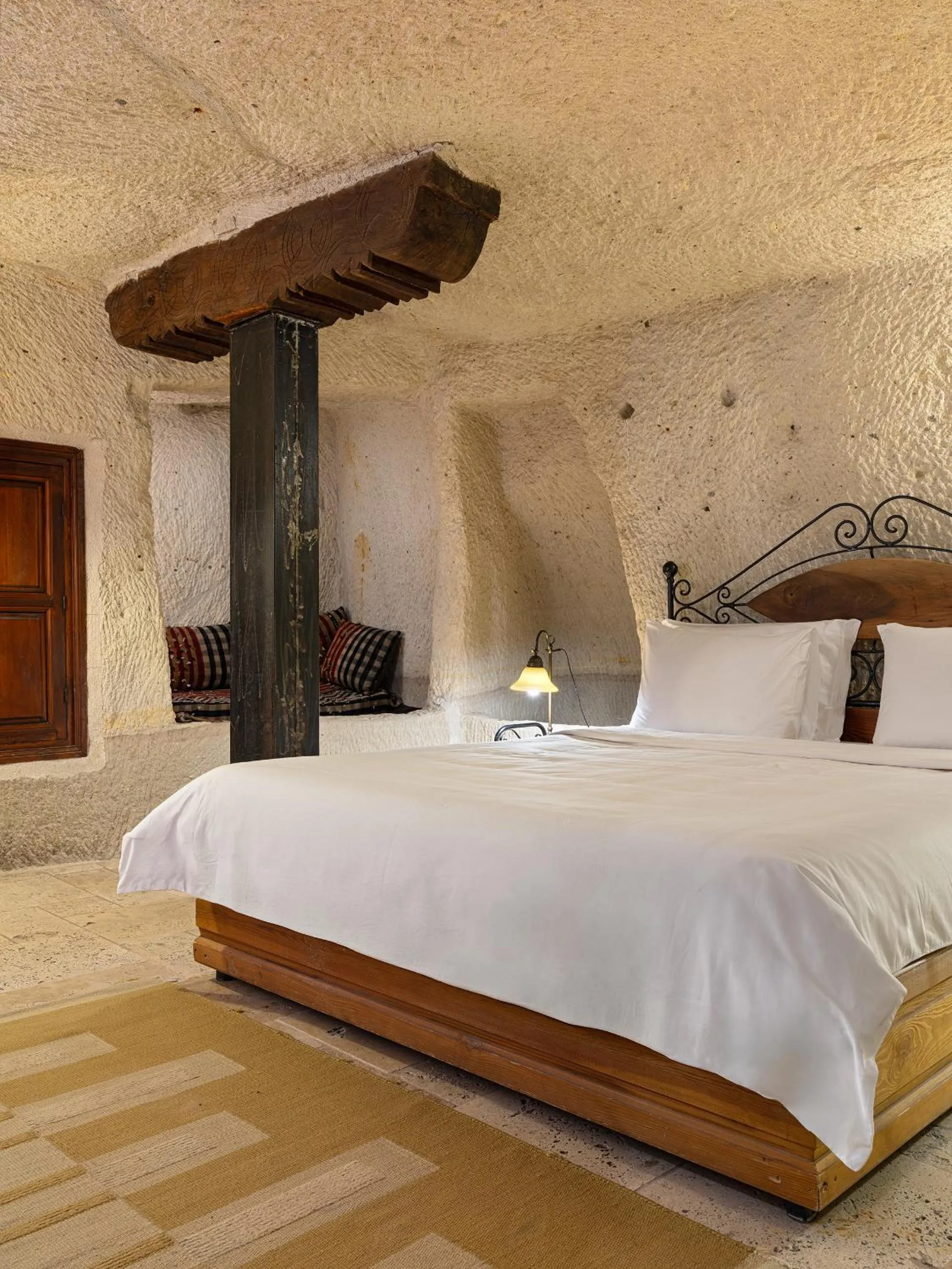 Bed in Kelebek Special Cave Hotel & Spa